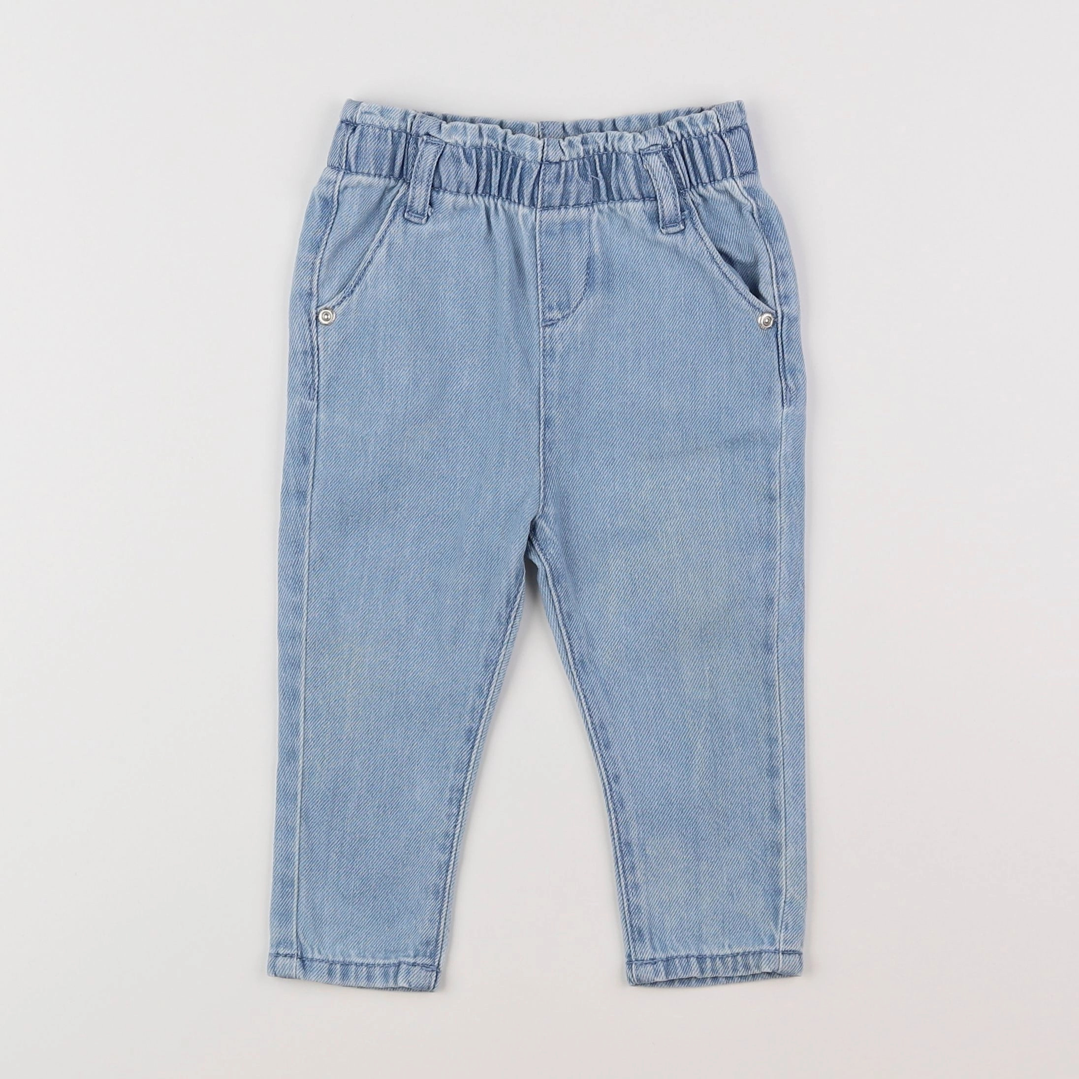 Vertbaudet - jegging bleu - 9 mois