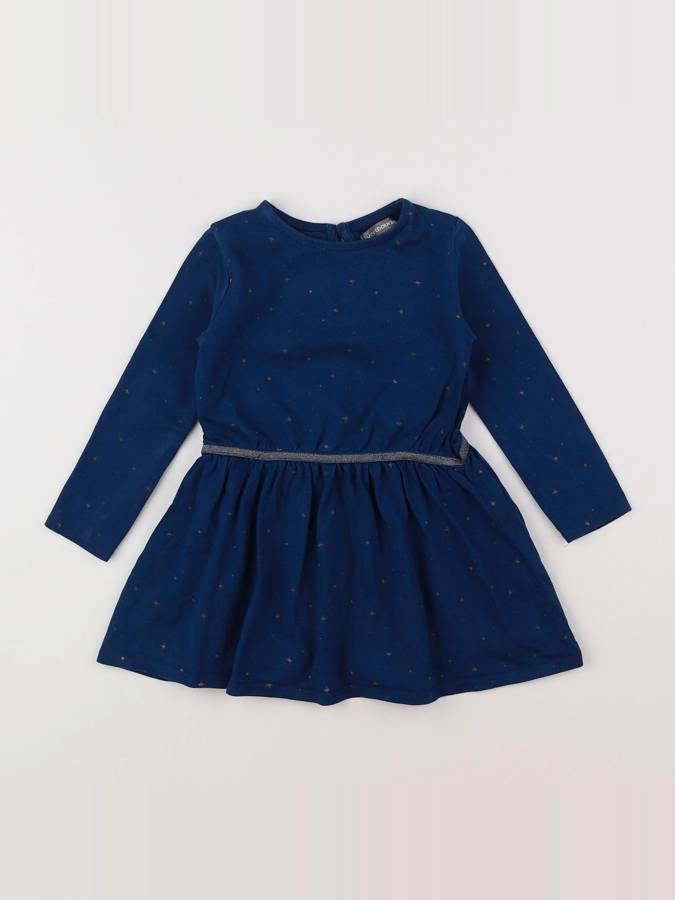 Vertbaudet - robe bleu - 2 ans