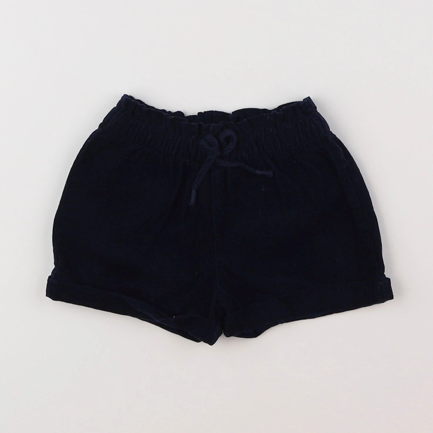 Vertbaudet - short bleu - 12 mois