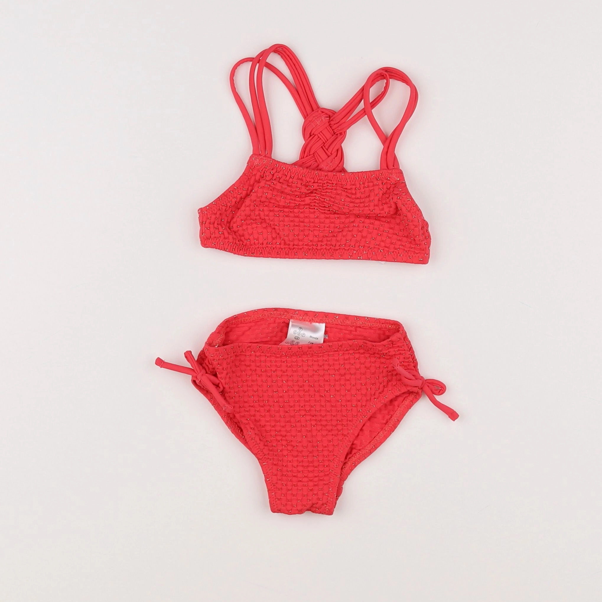 Vertbaudet - maillot de bain rose - 2 ans