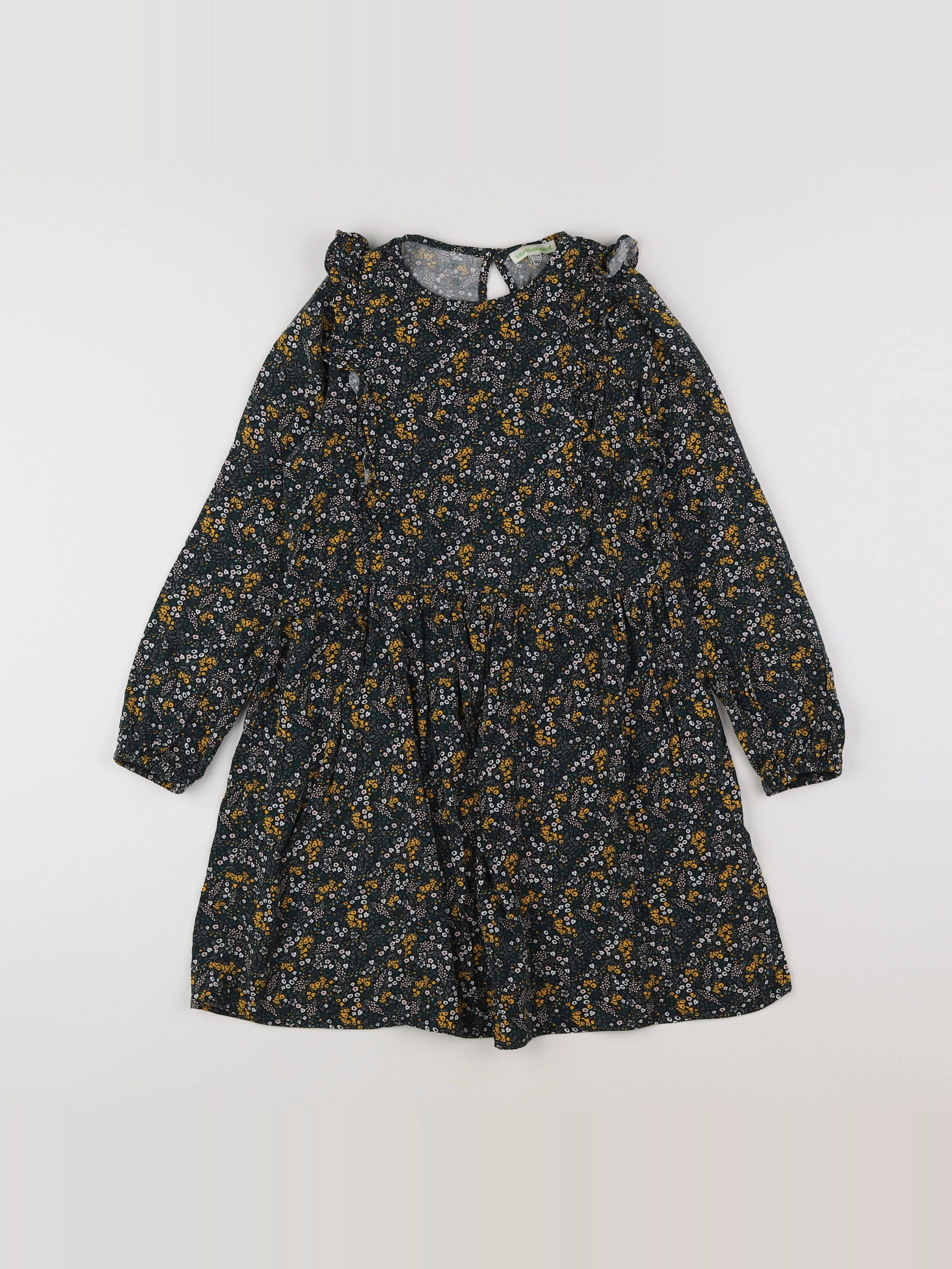 Vertbaudet - robe vert - 9 ans