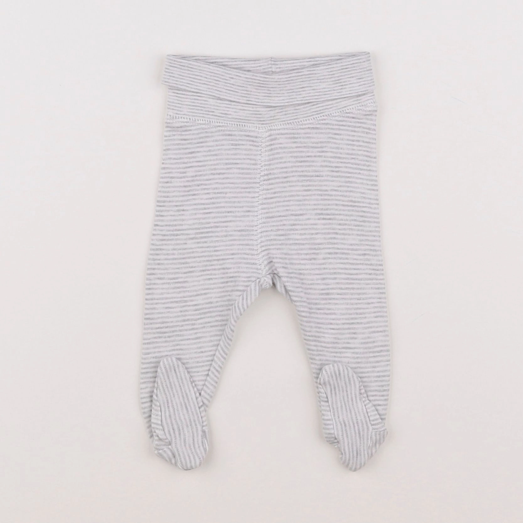 H&M - legging gris - 3 mois