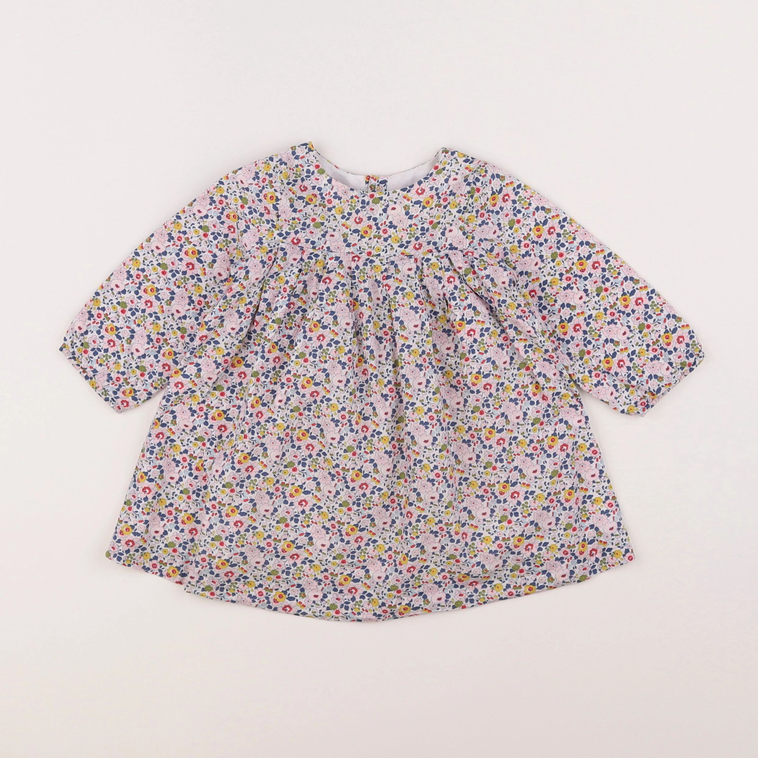 Jacadi - robe liberty multicolore - 12 mois