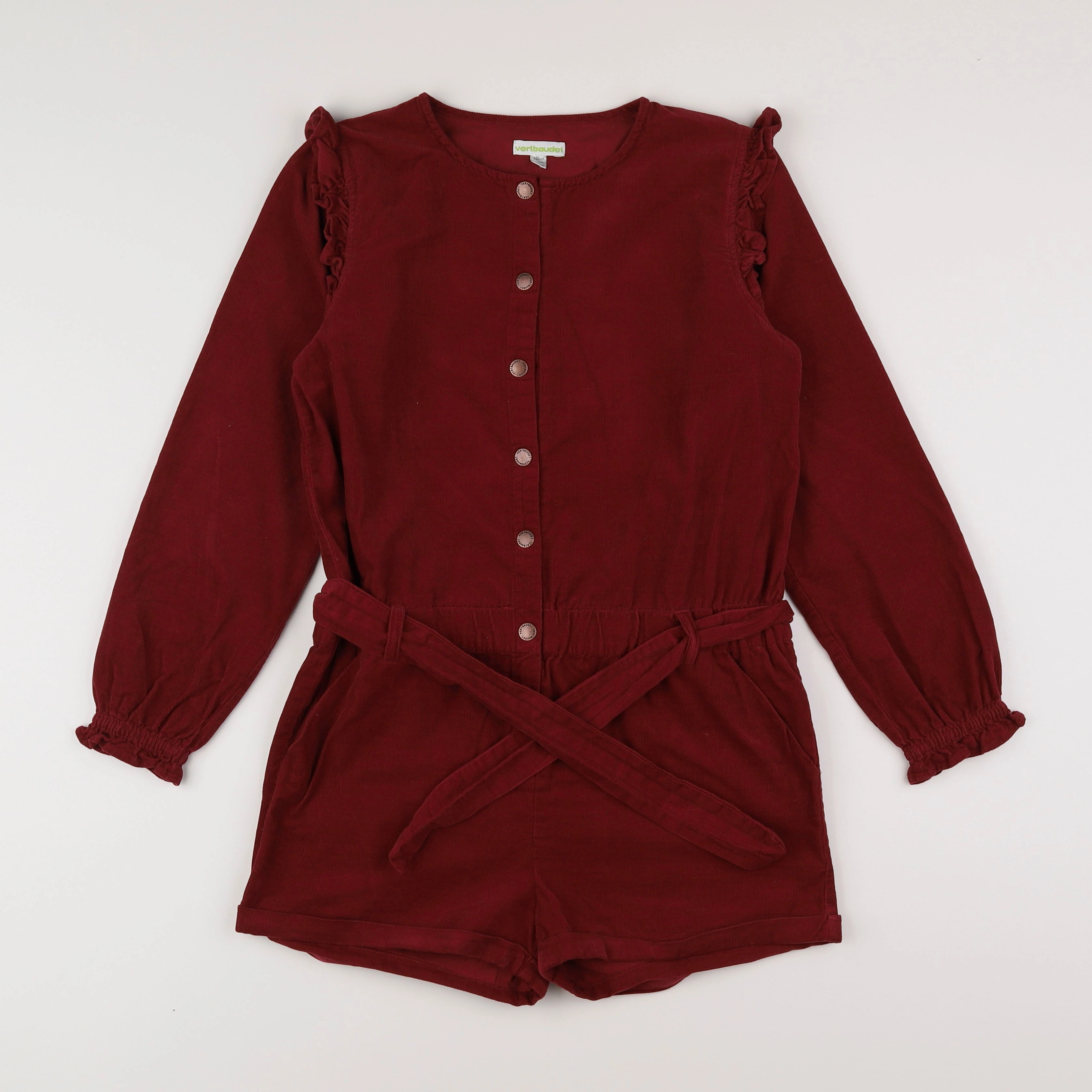 Vertbaudet - combinaison rouge - 12 ans