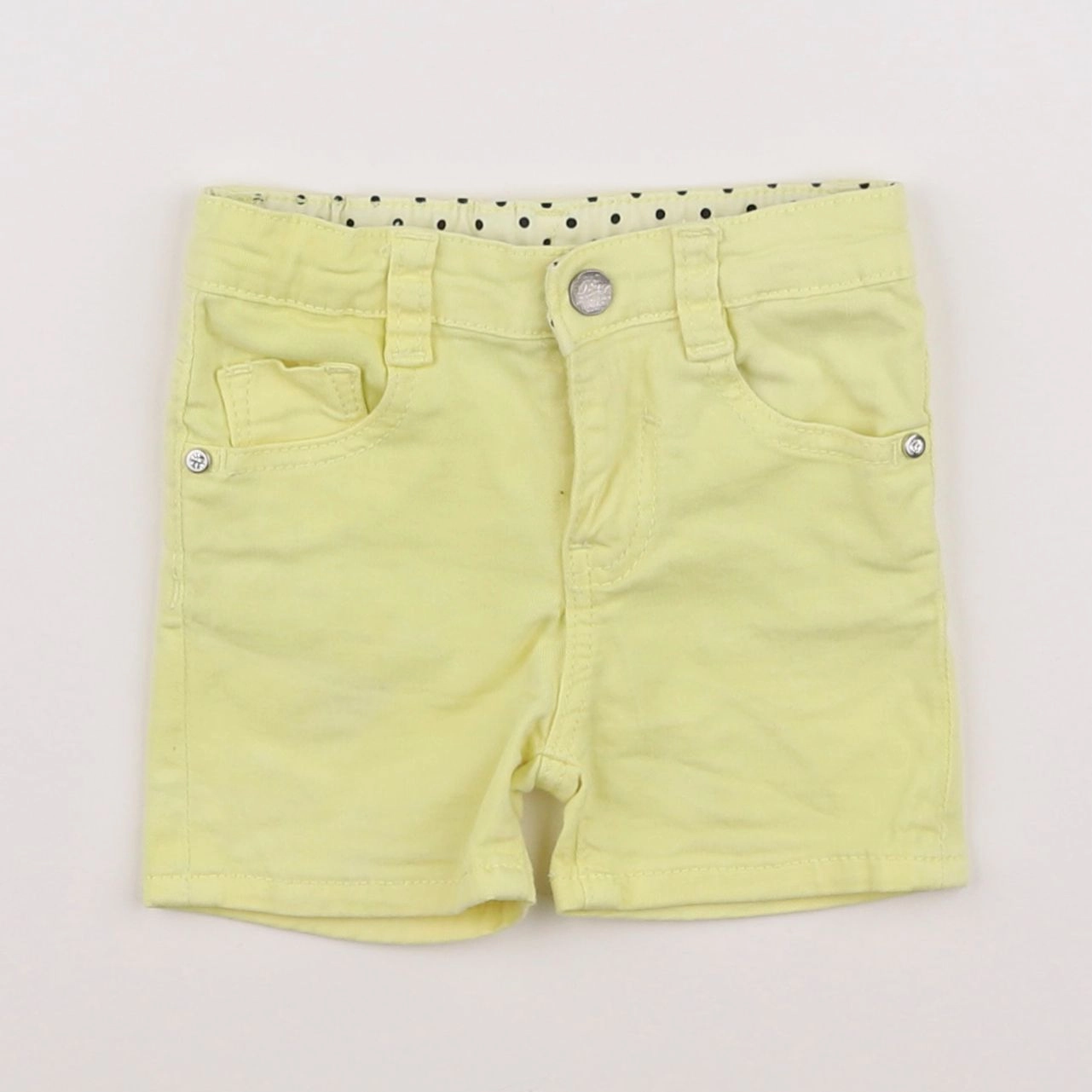 Dkny - short jaune - 9 mois