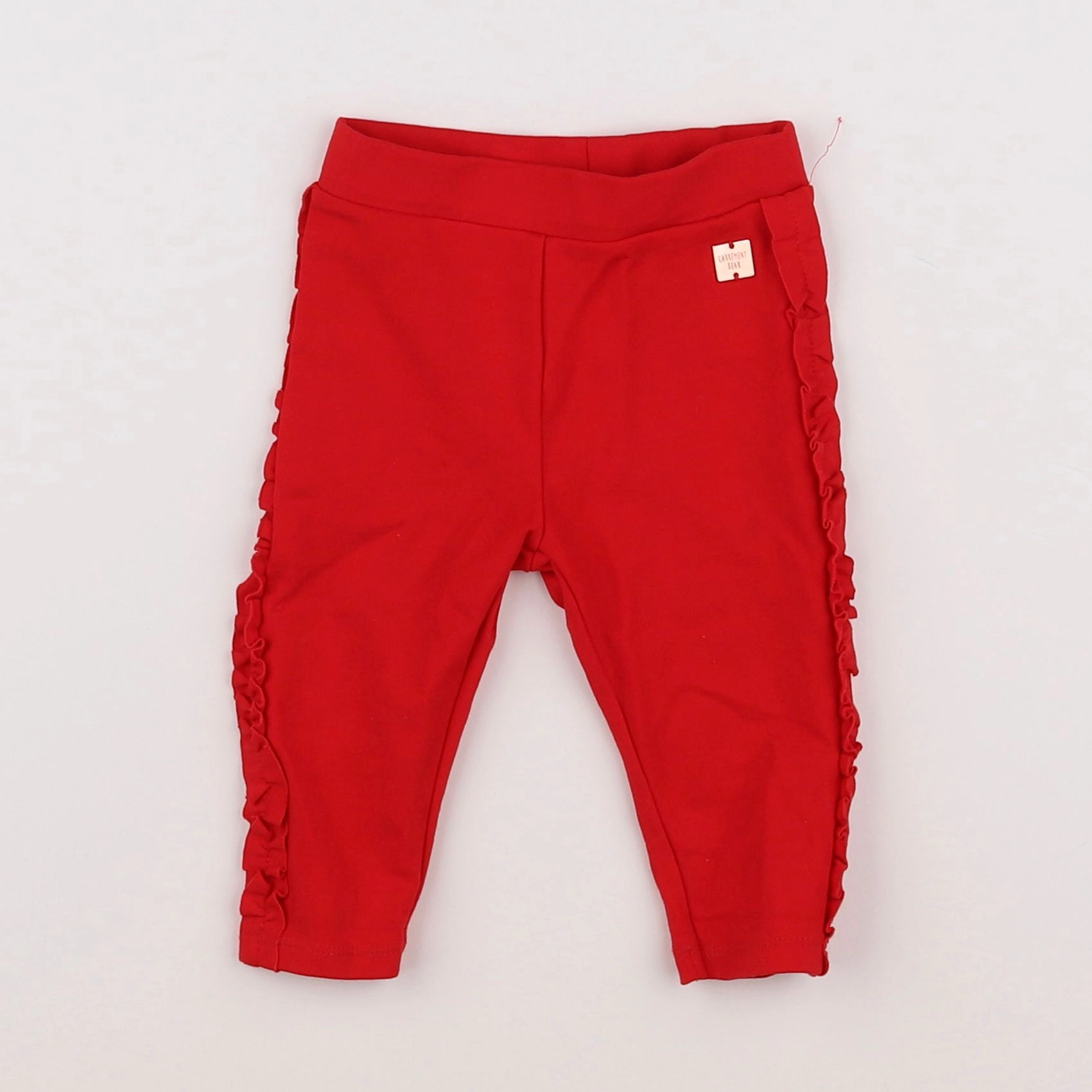 Carrément Beau - legging rouge - 6 mois