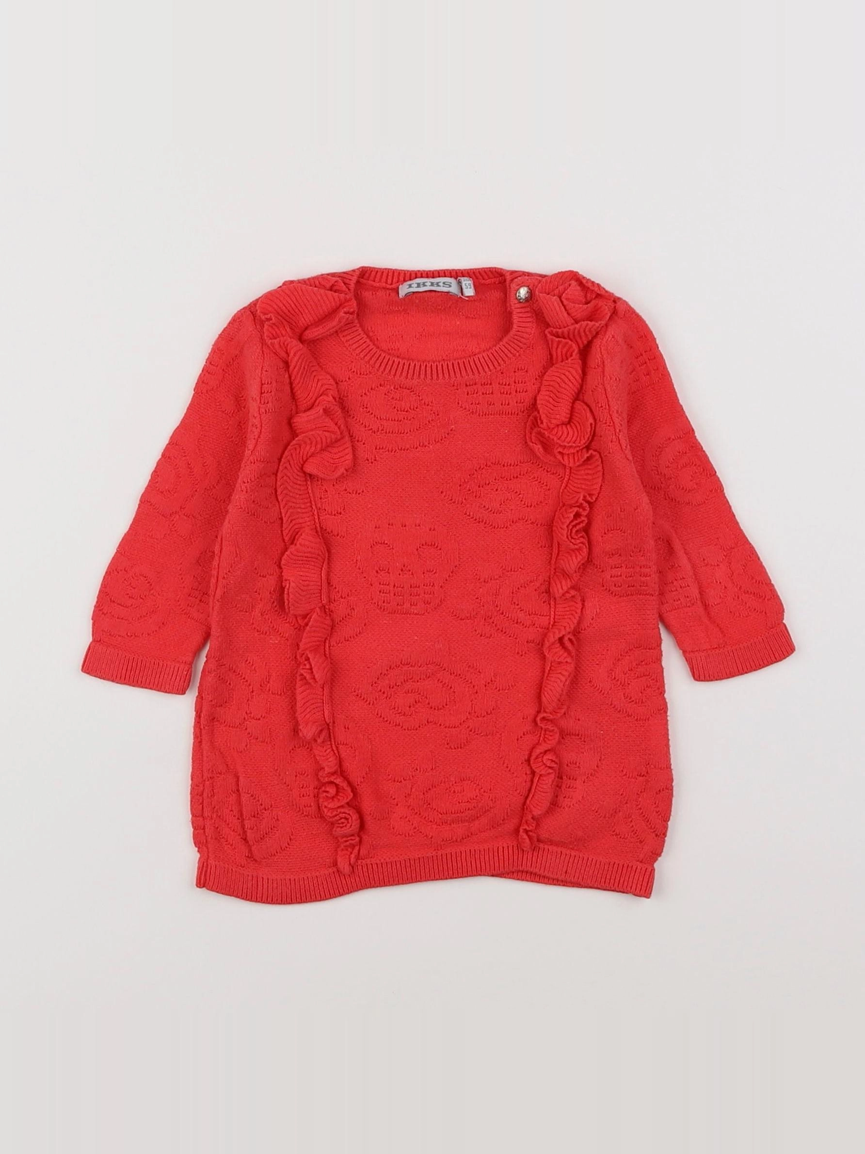 IKKS - robe rose - 3 mois