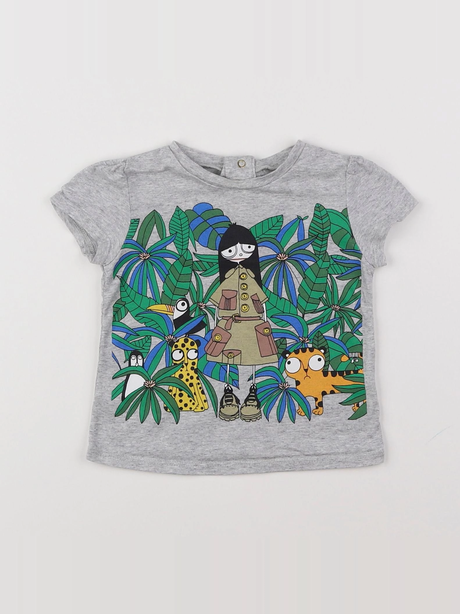 Little marc jacobs - tee-shirt gris - 6 mois