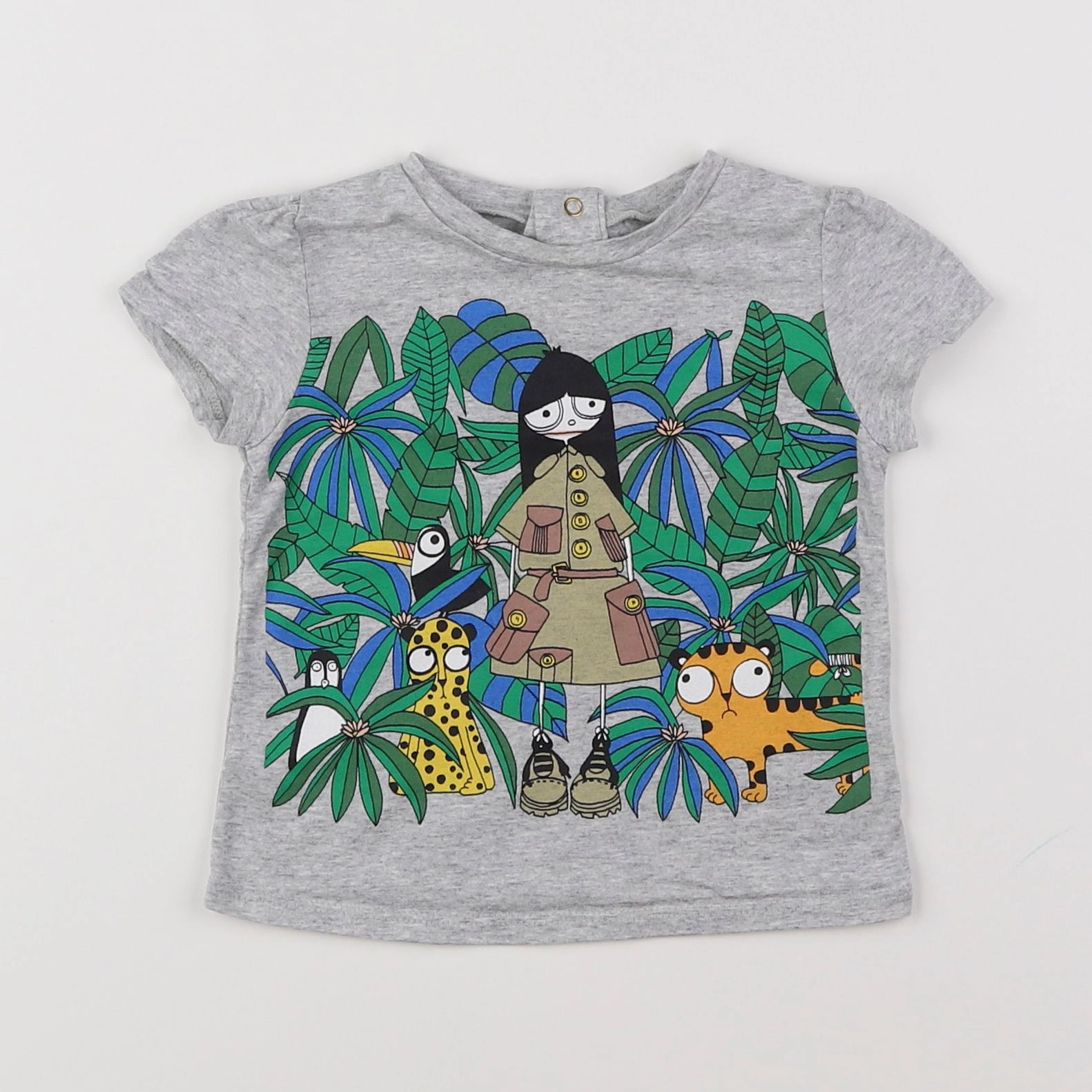 Little marc jacobs - tee-shirt gris - 6 mois