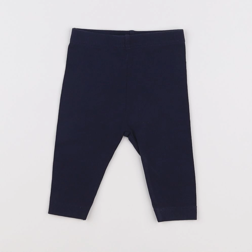 Vertbaudet - legging bleu - 3 mois
