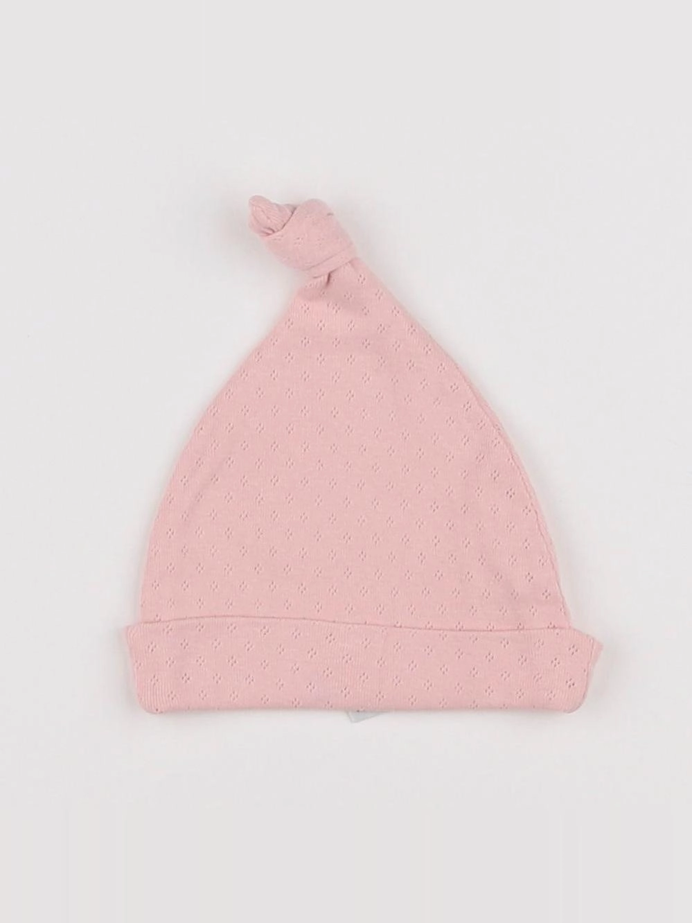 Vertbaudet - bonnet rose - 3/6 mois