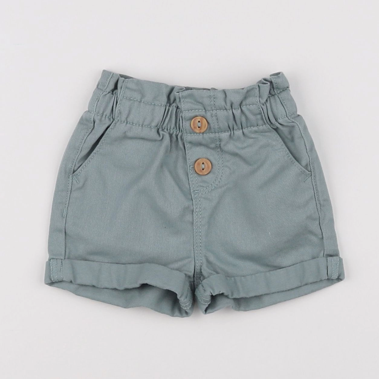 Vertbaudet - short vert - 3 mois