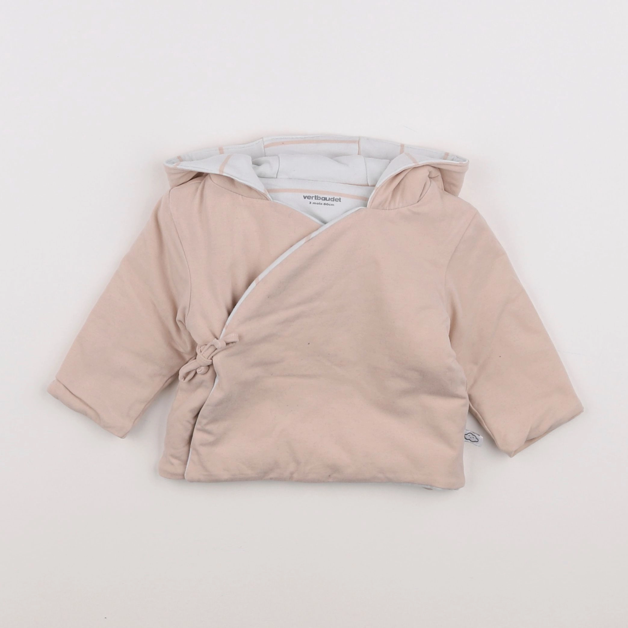 Vertbaudet - veste rose - 3 mois