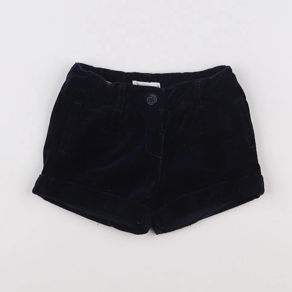 Boutchou - short bleu - 6 mois