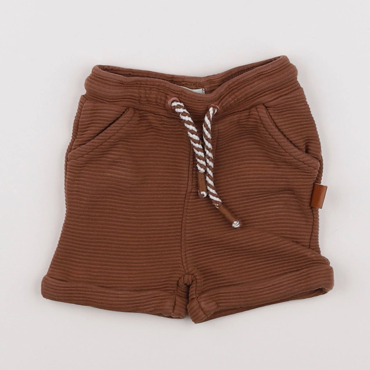 Vertbaudet - short marron - 3 mois