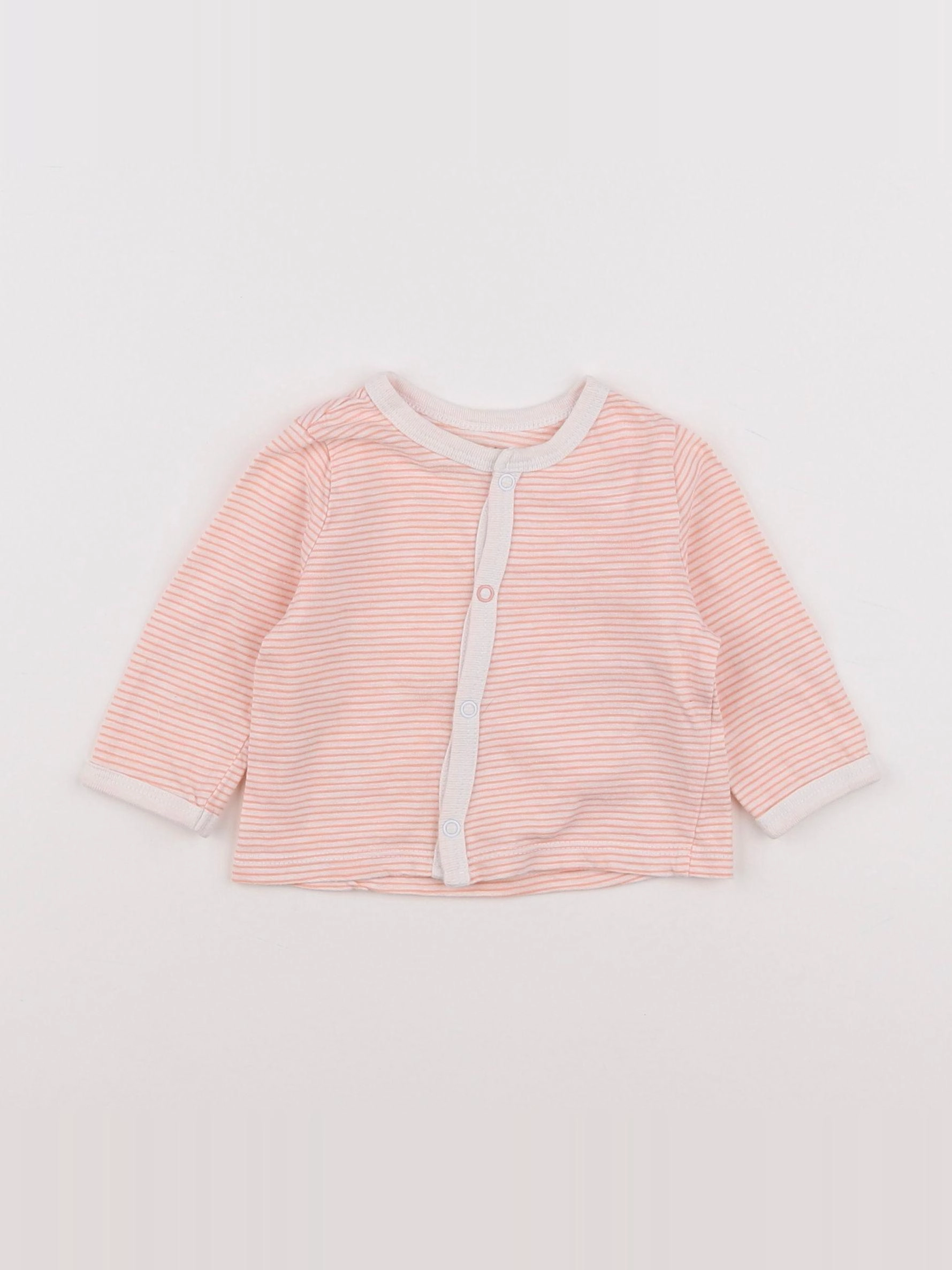 Vertbaudet - tee-shirt orange - 3 mois
