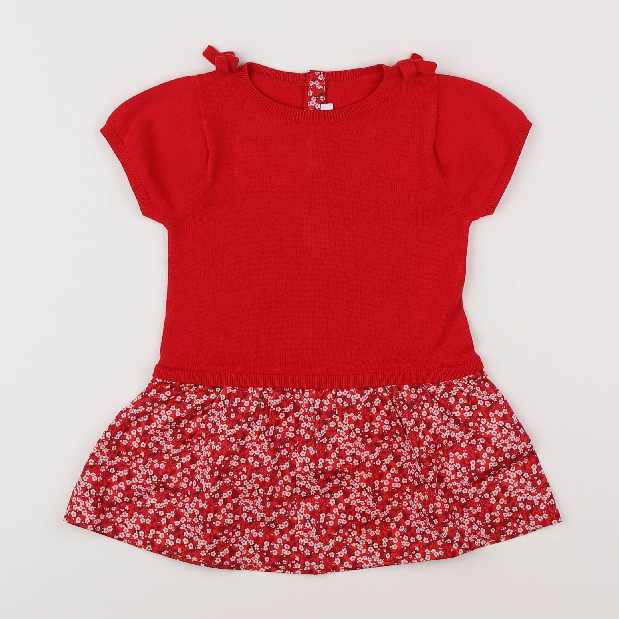 Jacadi - robe rouge - 18 mois