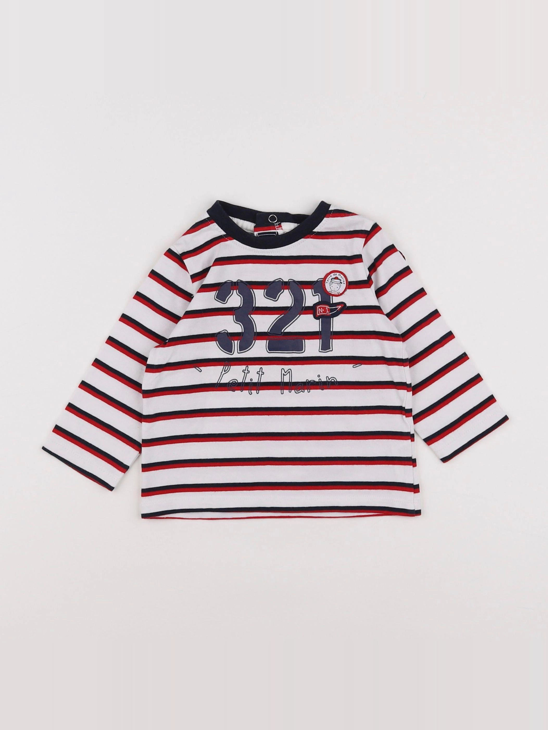 Terre de marins - tee-shirt rouge - 9 mois