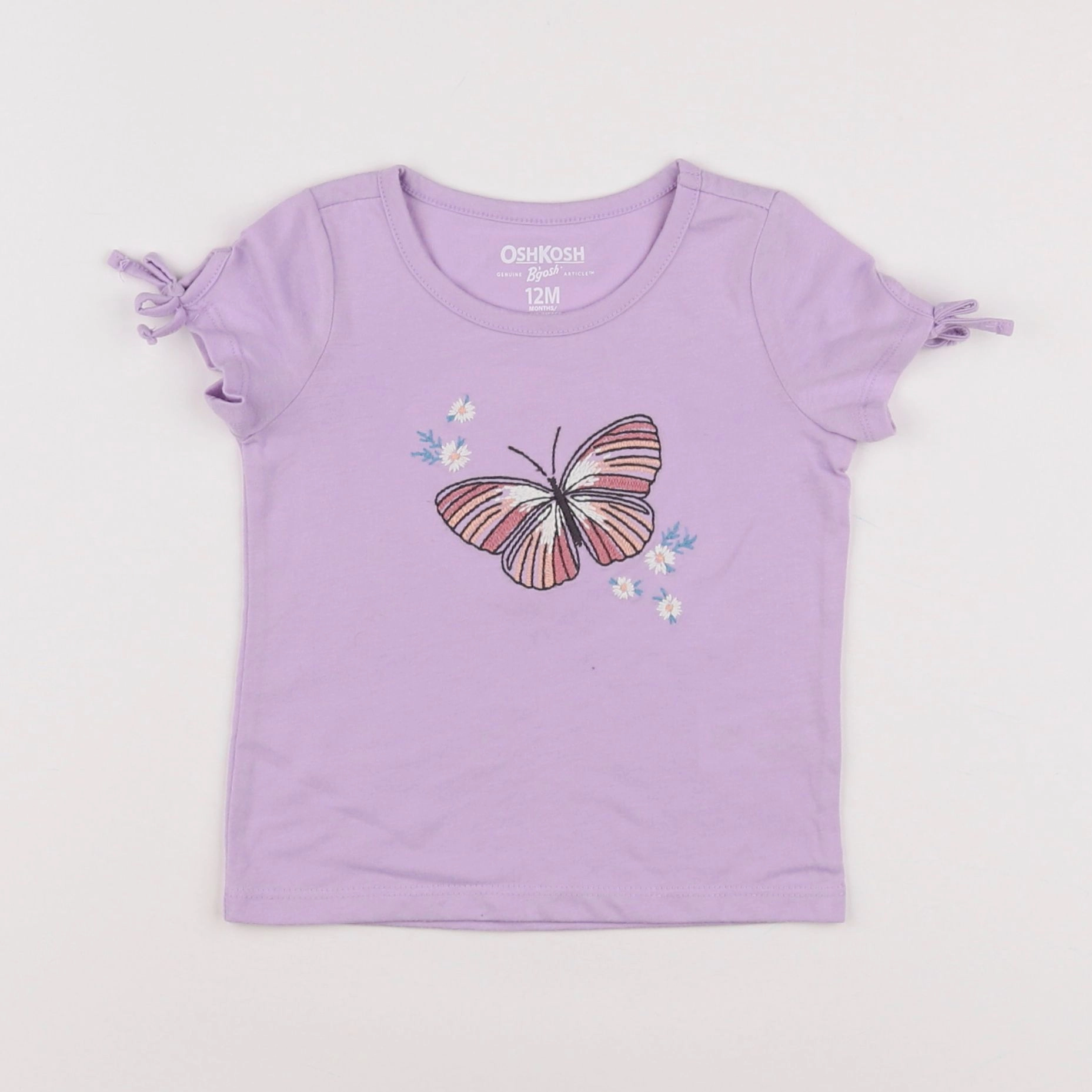 Oshkosh - tee-shirt violet - 12 mois