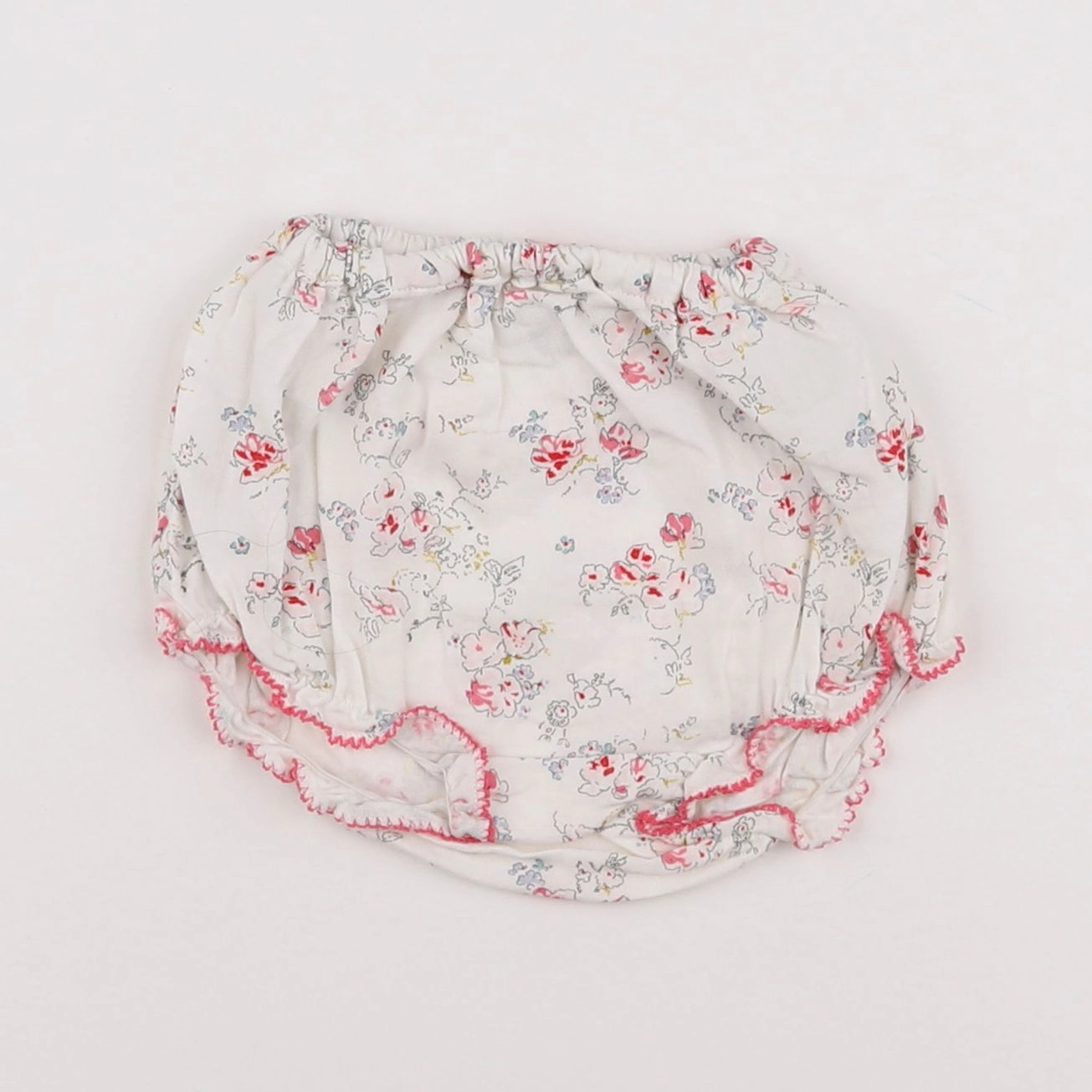 Petit Bateau - bloomer blanc - 6 mois