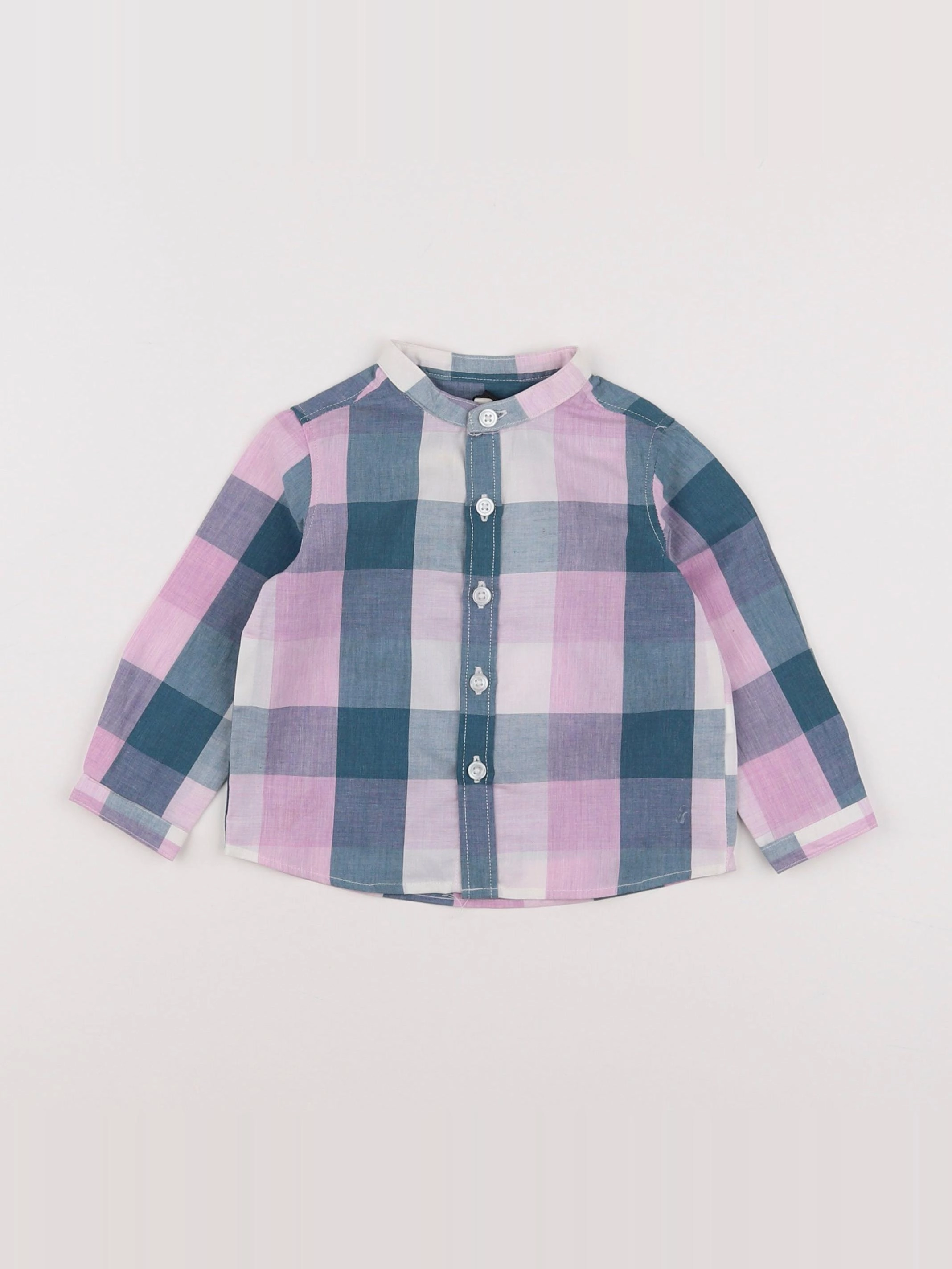 Gocco - chemise violet - 6/9 mois