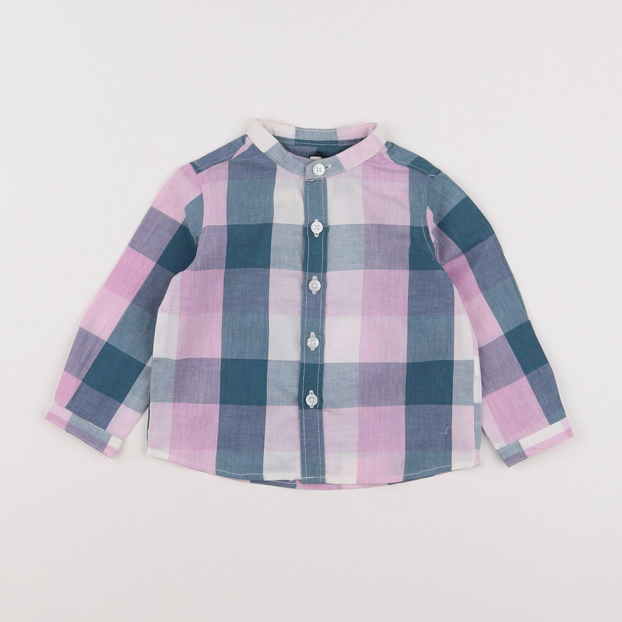 Gocco - chemise violet - 6/9 mois