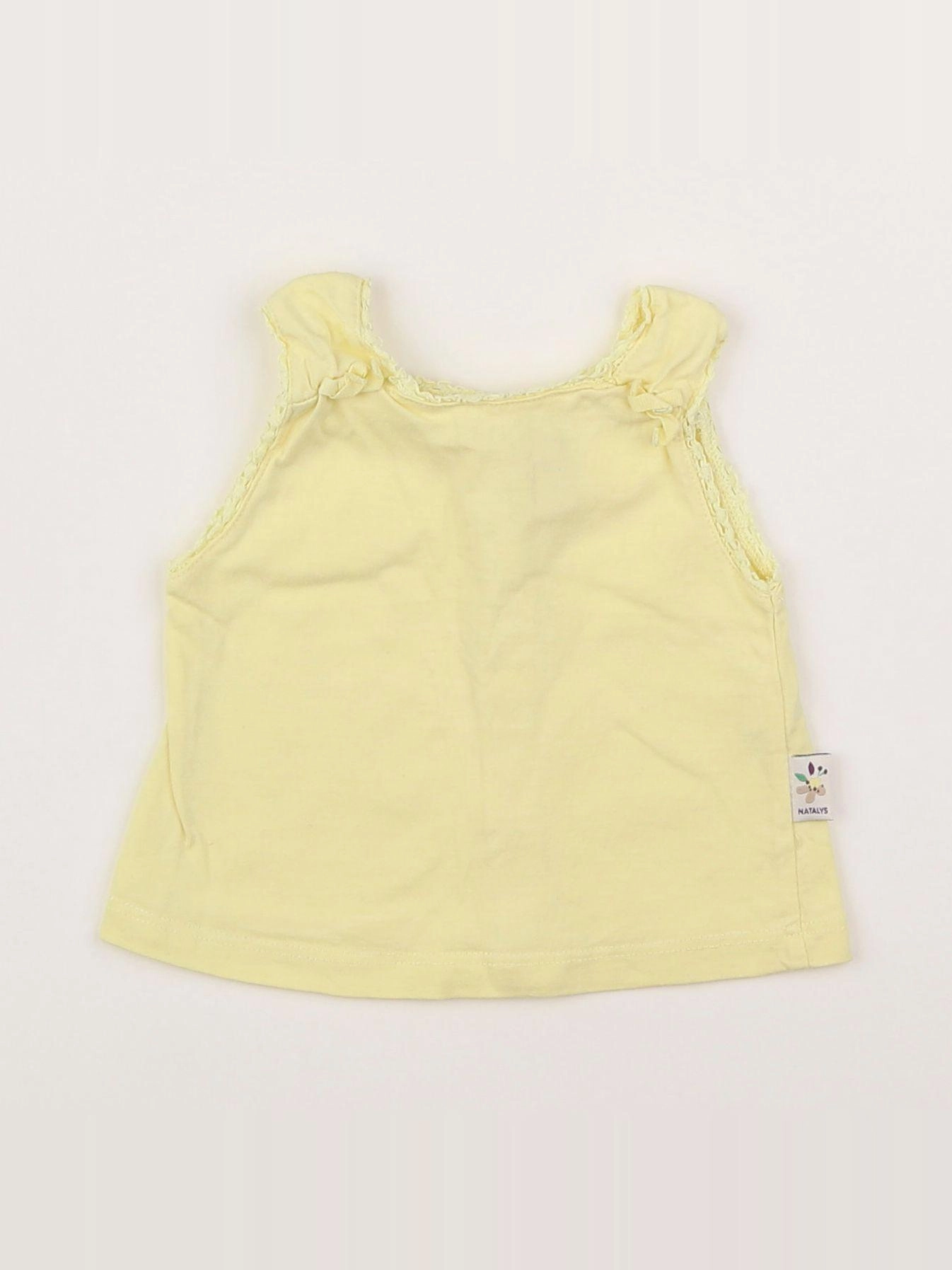 Natalys - débardeur jaune - 3 mois