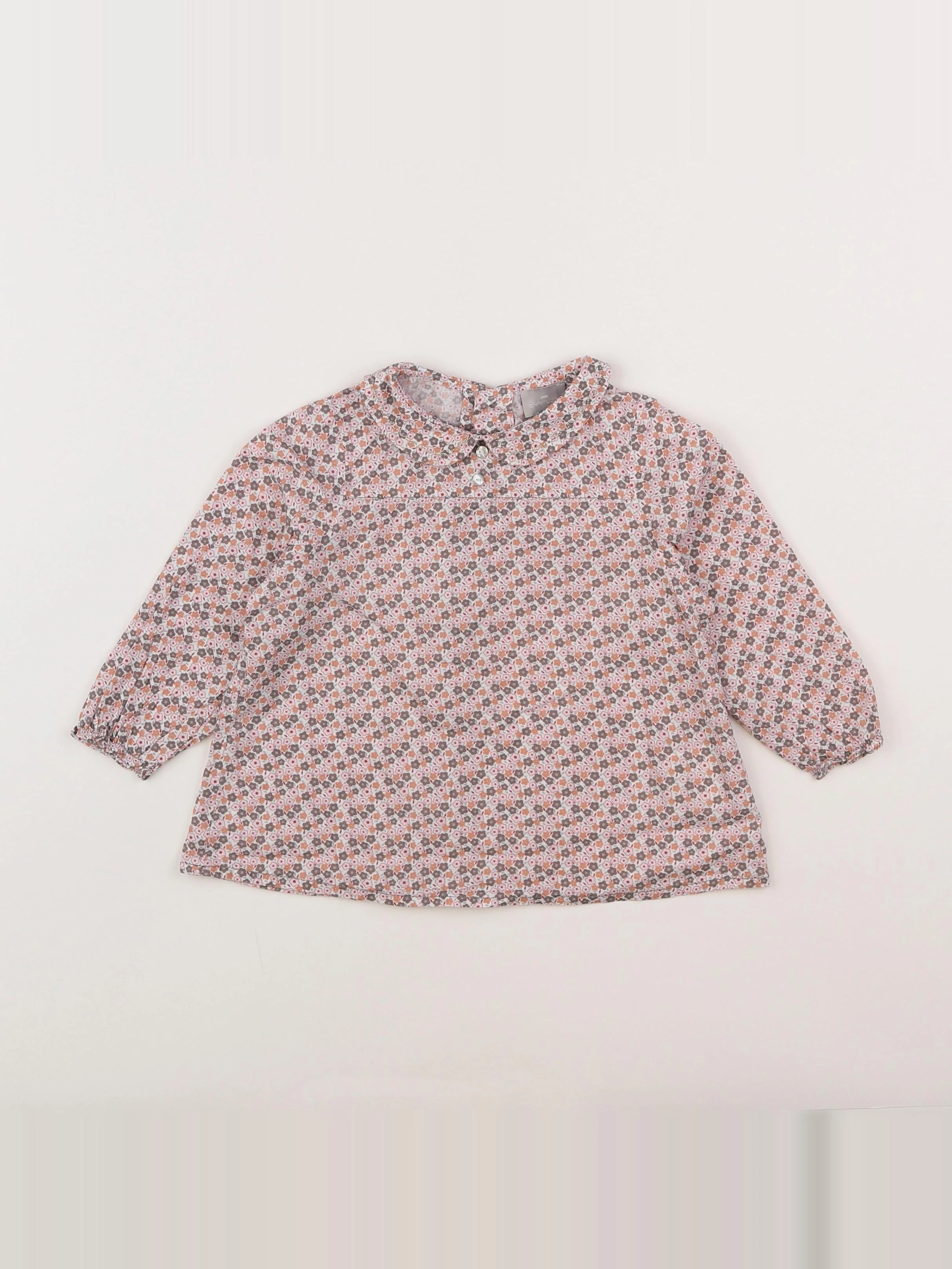 Cyrillus - blouse multicolore - 18 mois