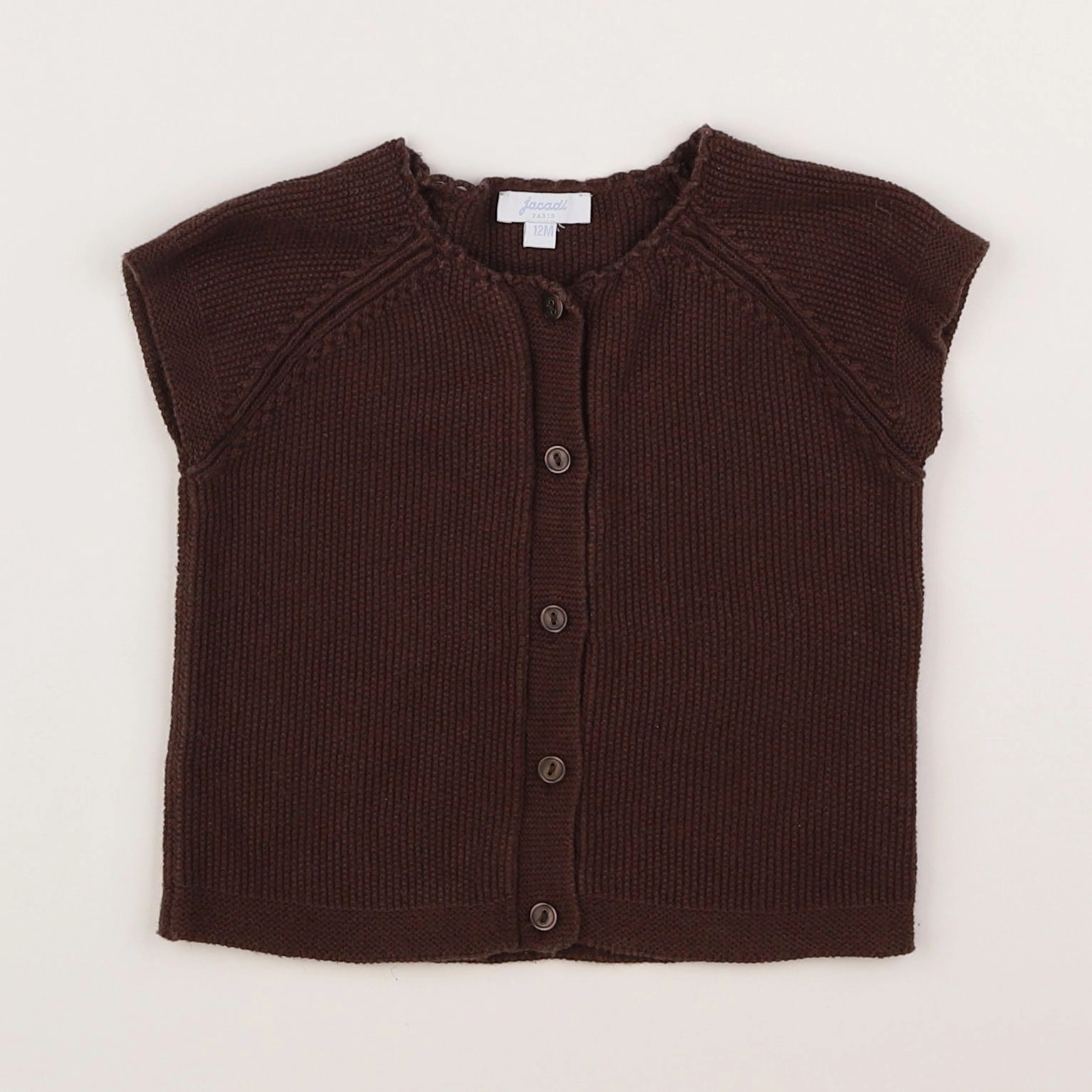 Jacadi - pull marron - 12 mois