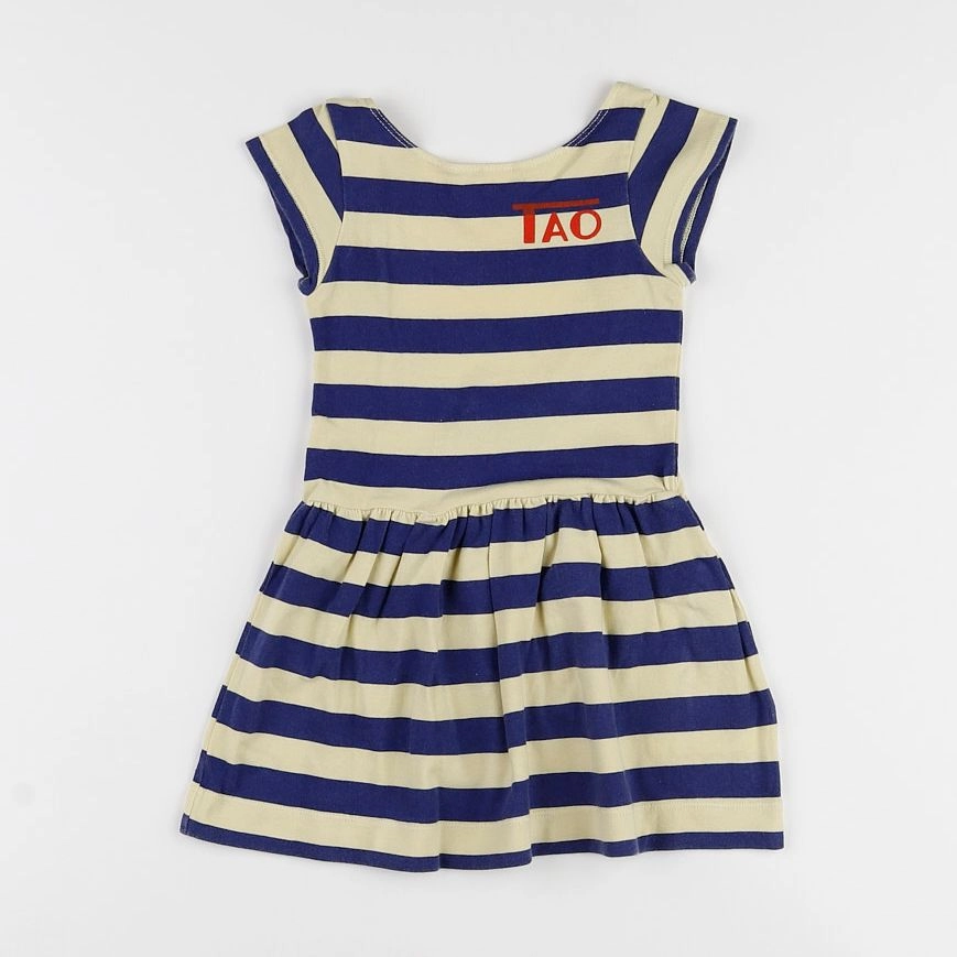 The animals observatory - robe dos nu bleu, jaune - 2 ans