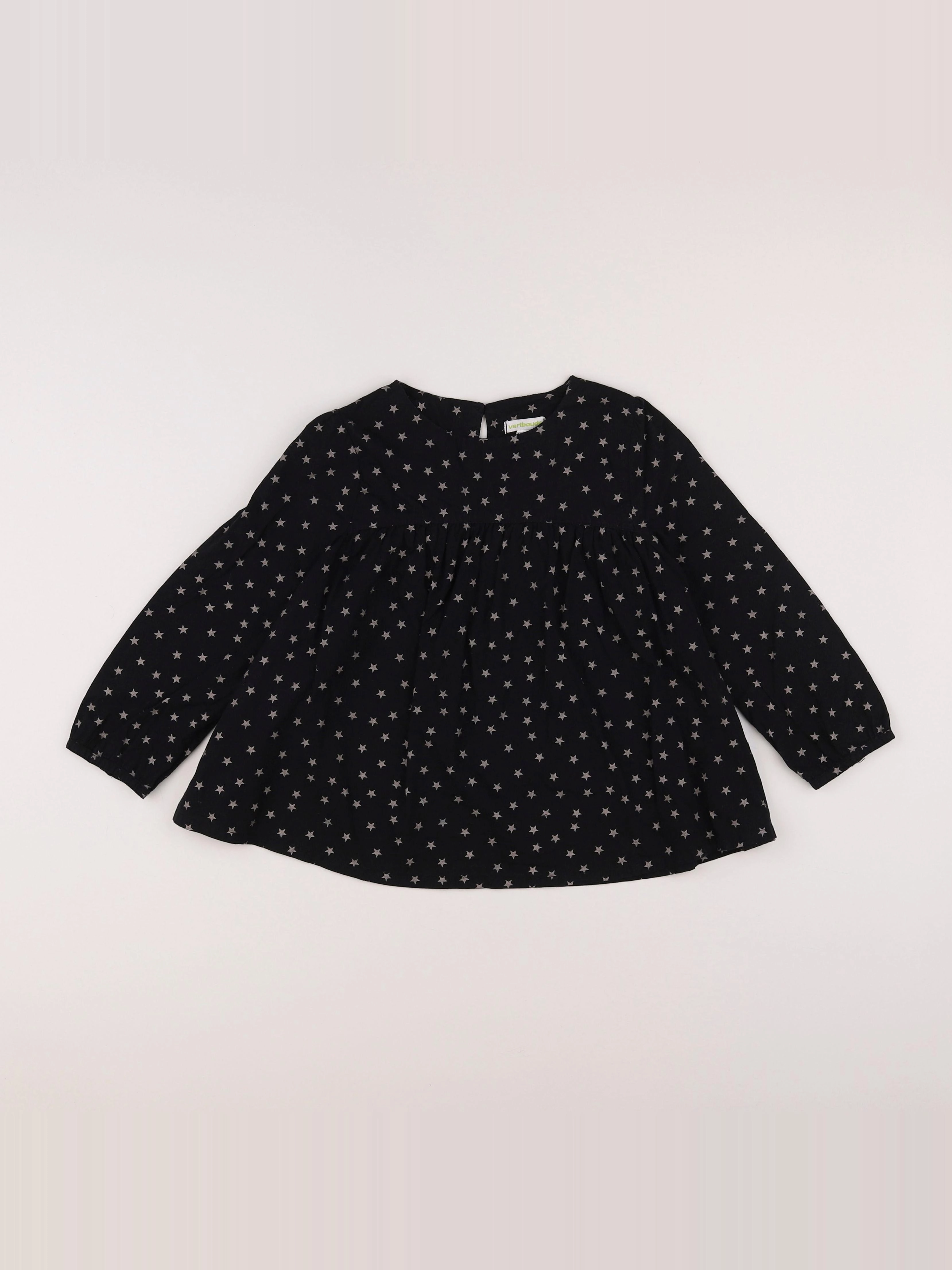 Vertbaudet - blouse noir - 6 ans