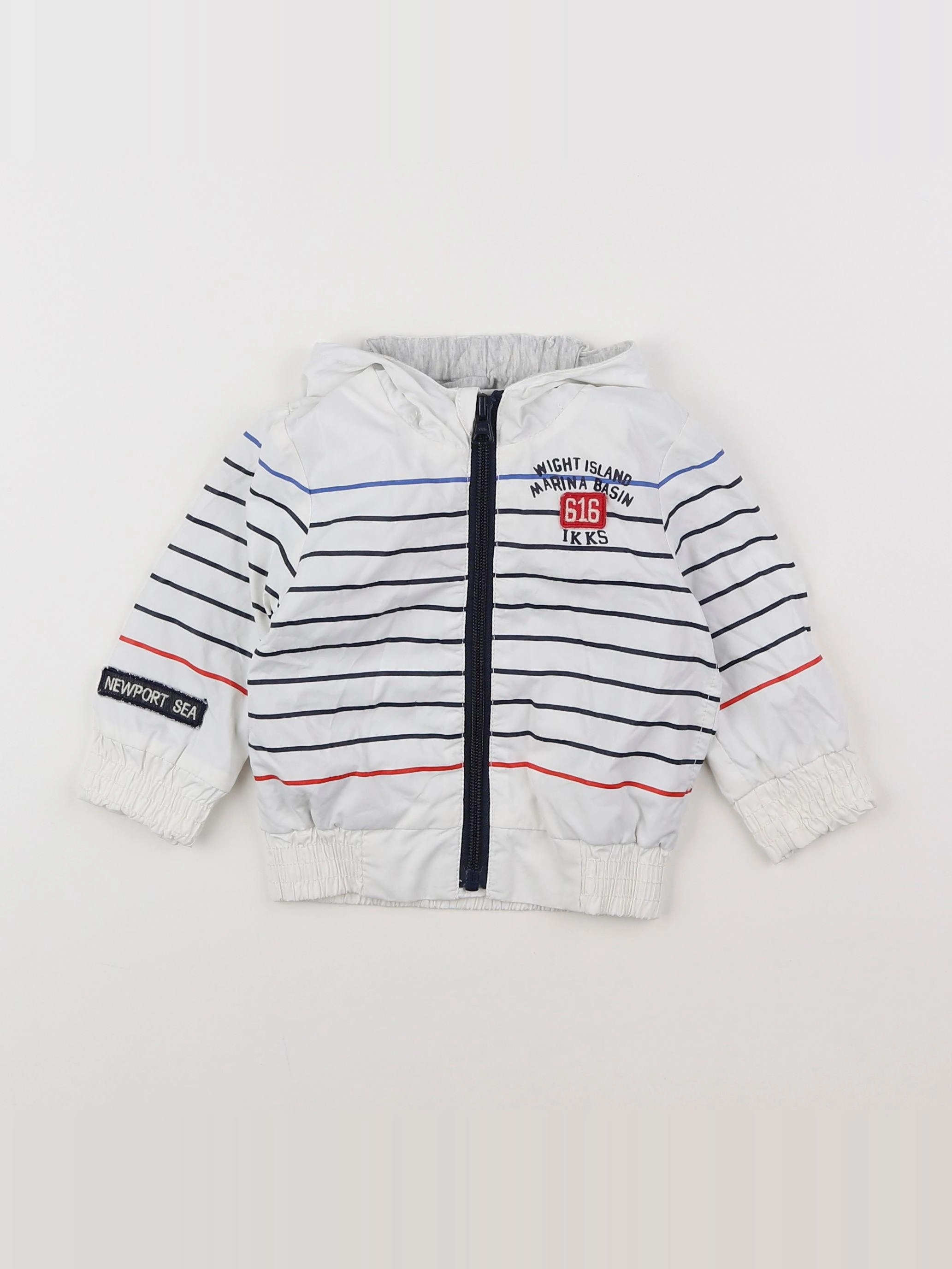 IKKS - coupe-vent blanc - 6 mois