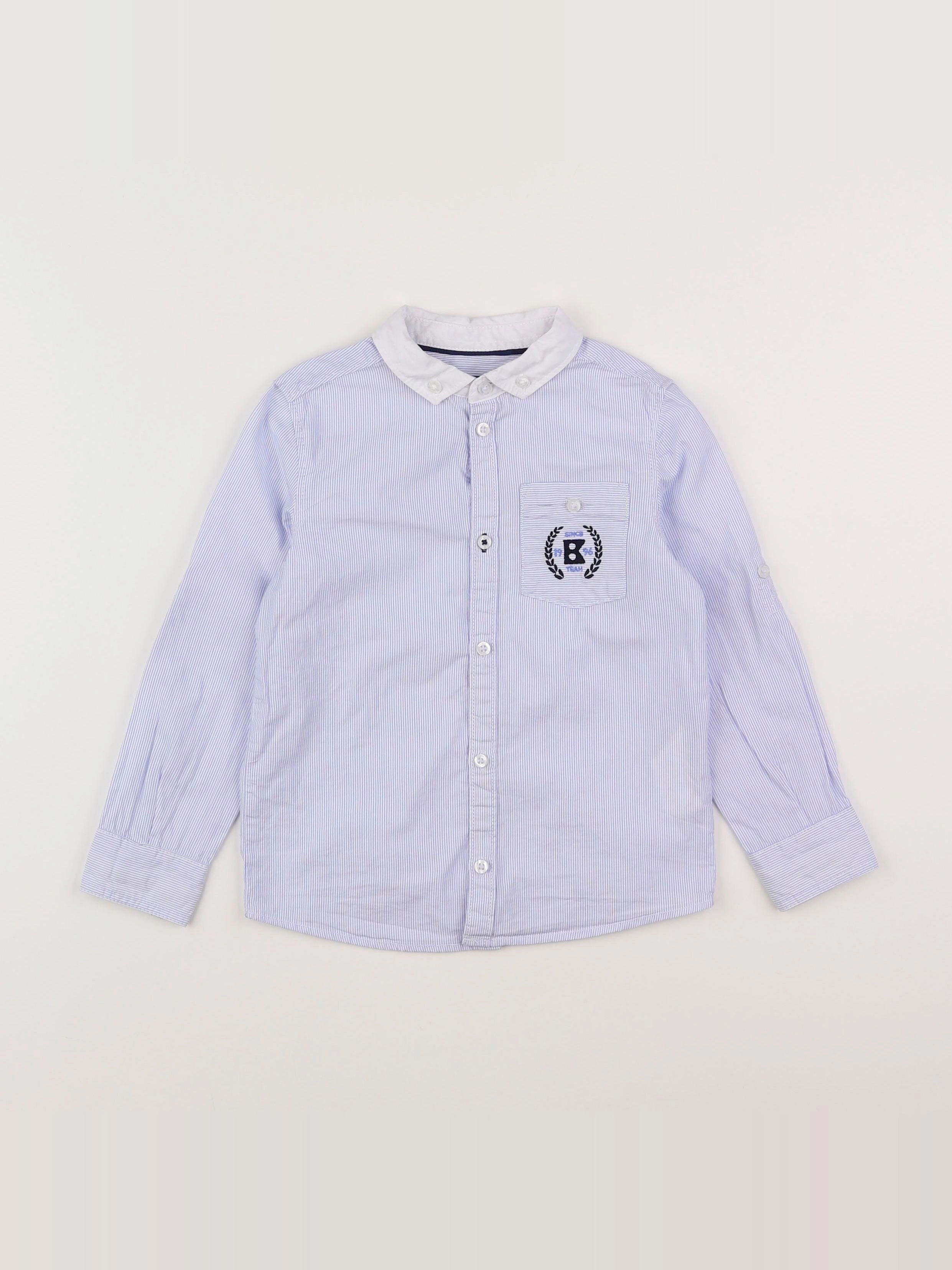 Okaidi - chemise bleu - 3 ans