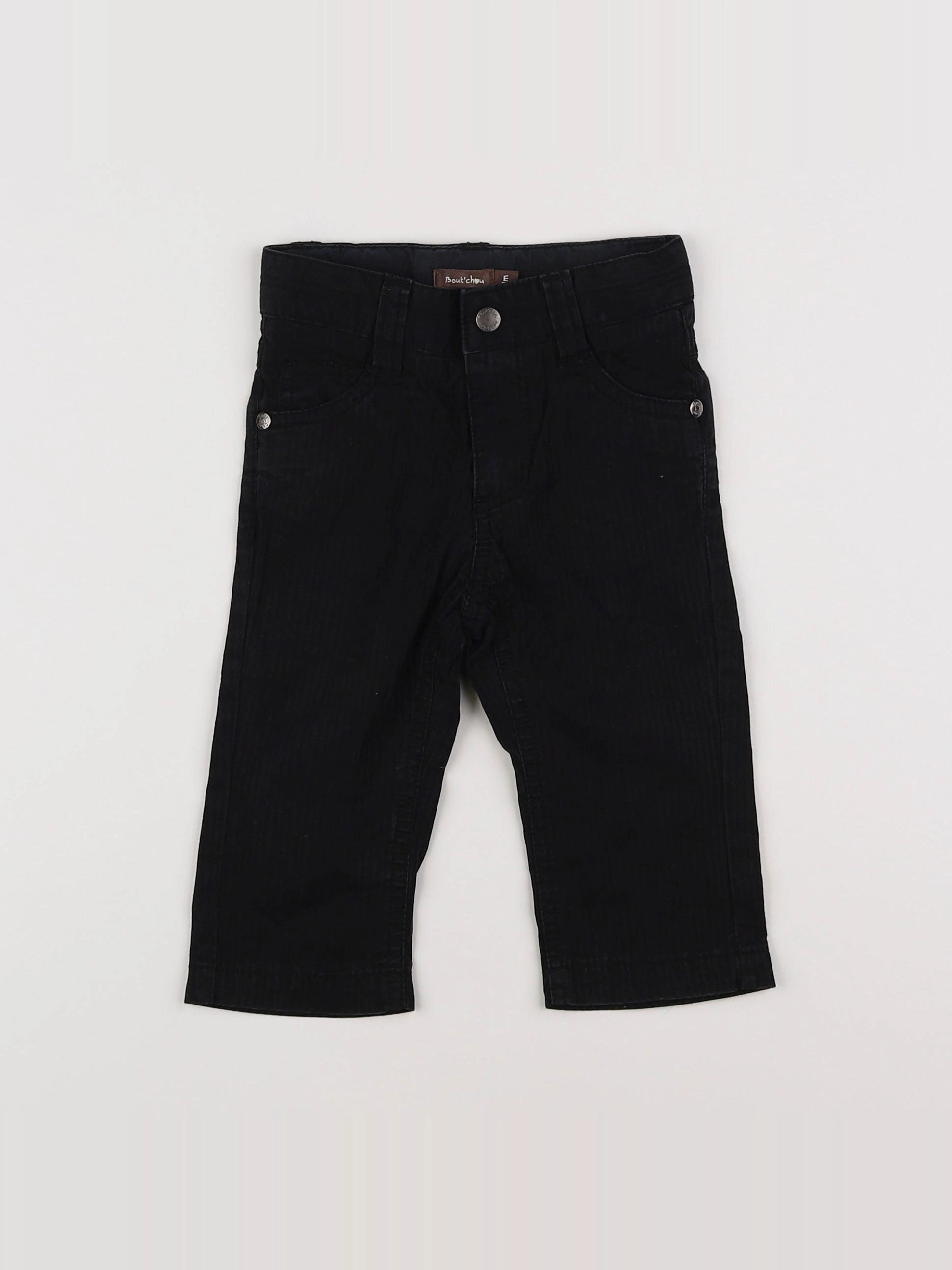Boutchou - pantalon noir - 9 mois