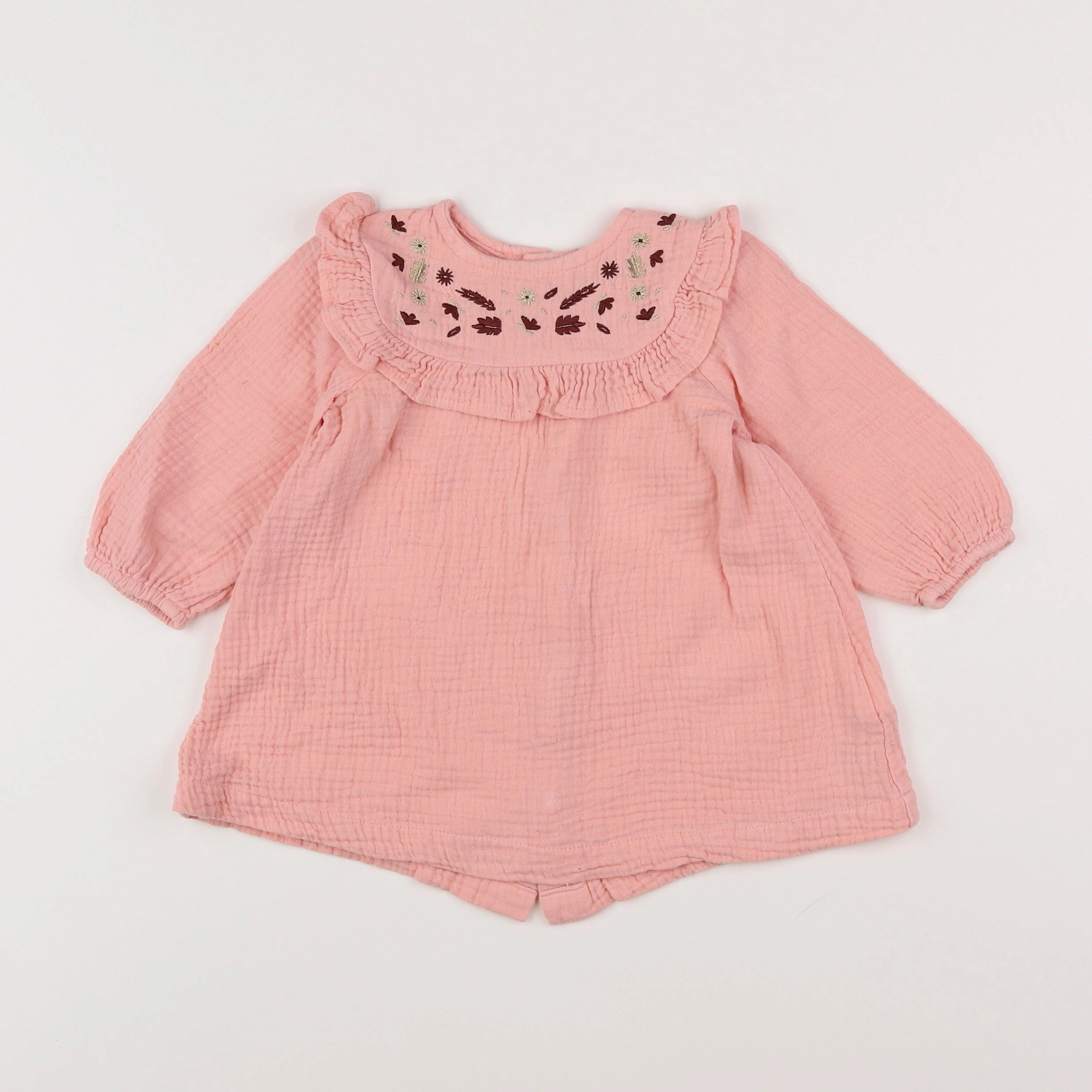 Vertbaudet - robe rose - 12 mois