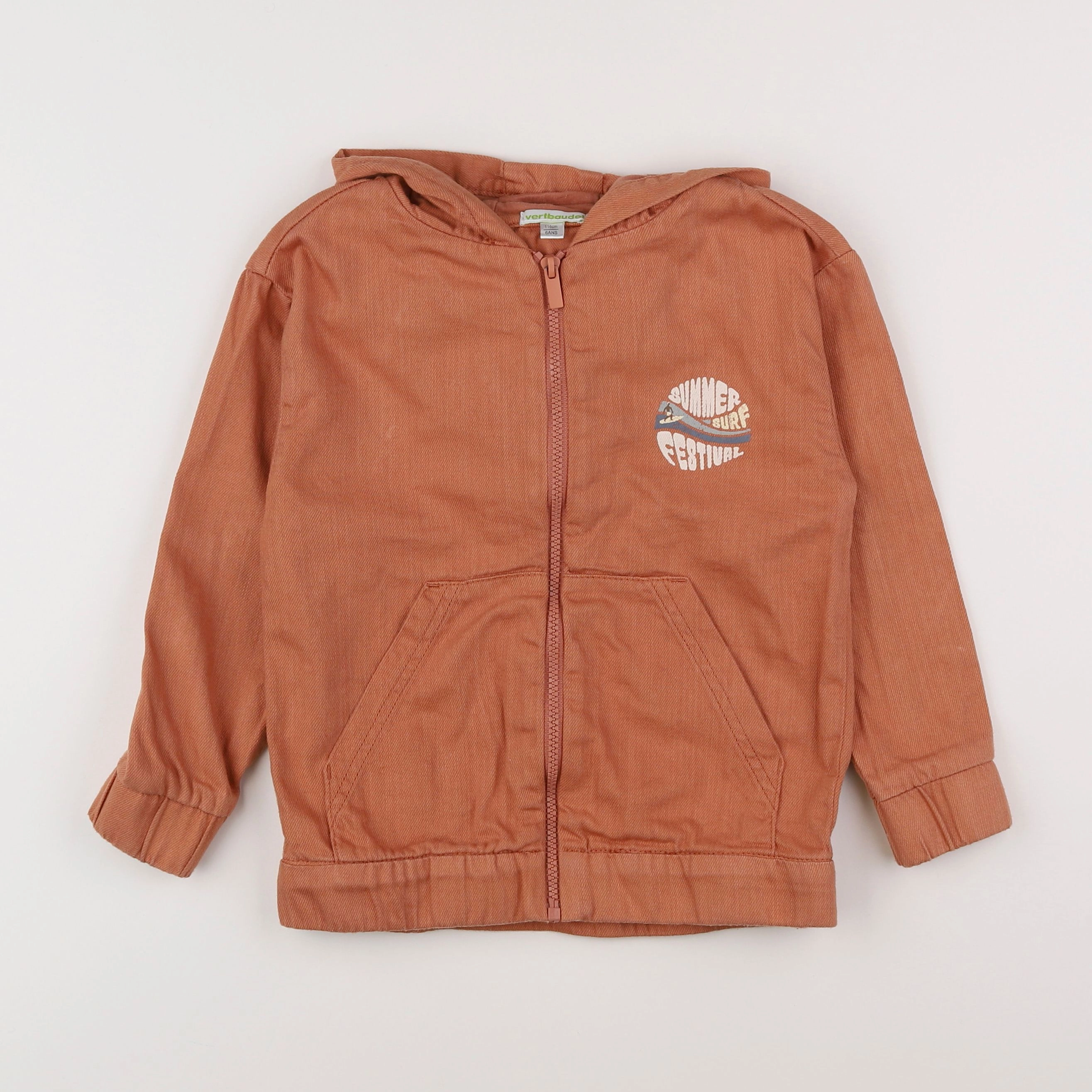 Vertbaudet - veste rose - 6 ans