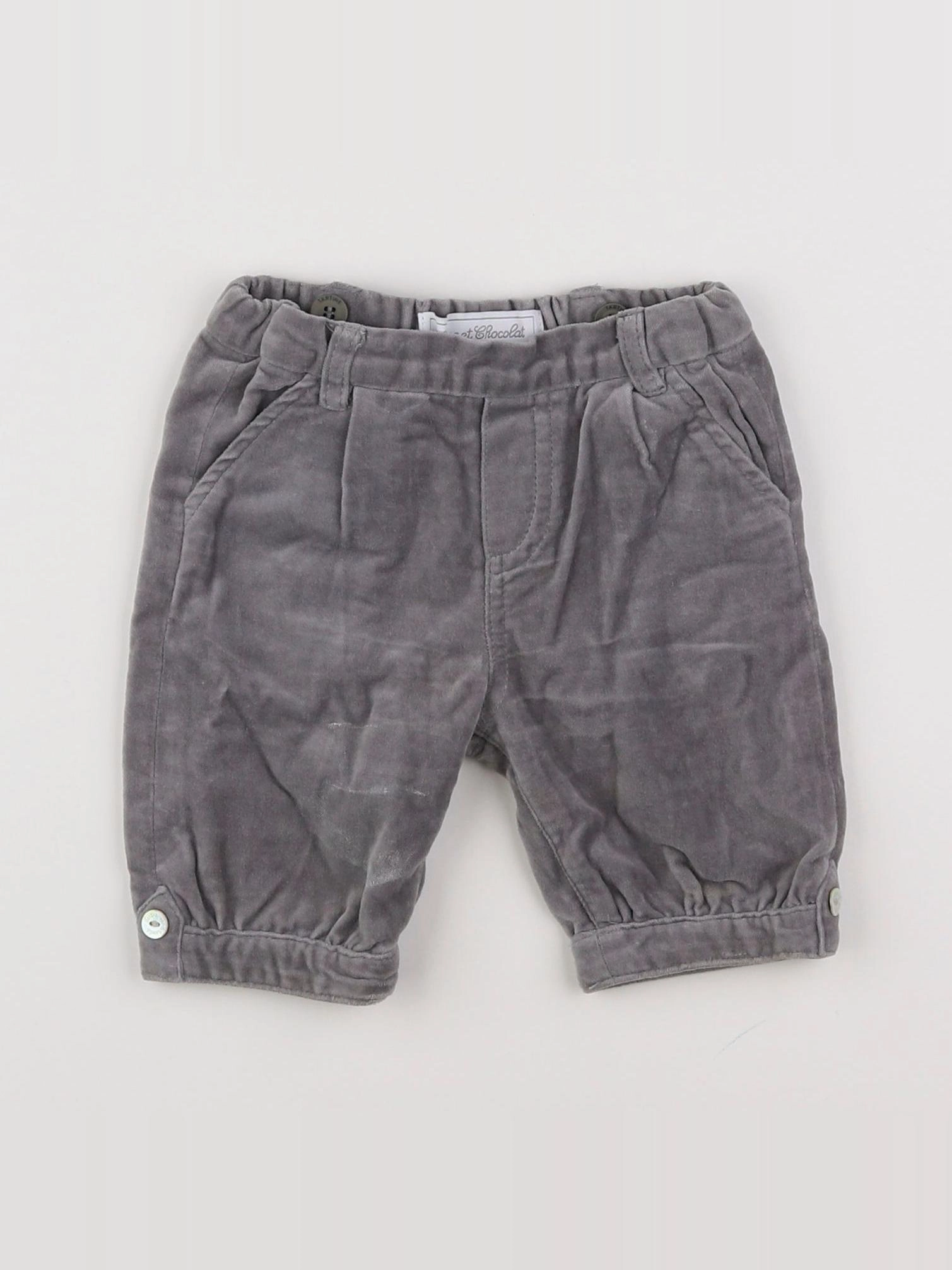 Tartine & Chocolat - pantalon gris - 12 mois
