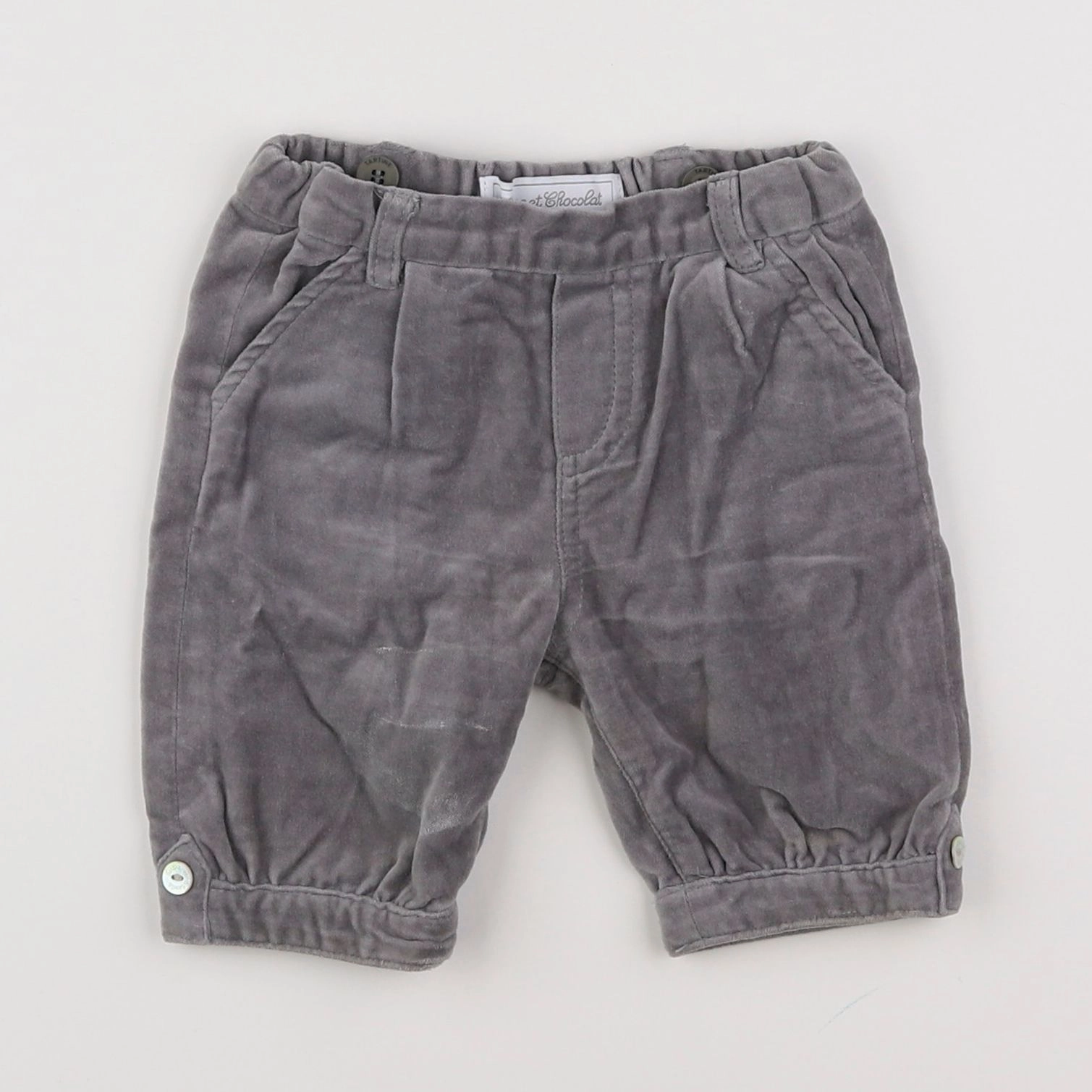 Tartine & Chocolat - pantalon gris - 12 mois