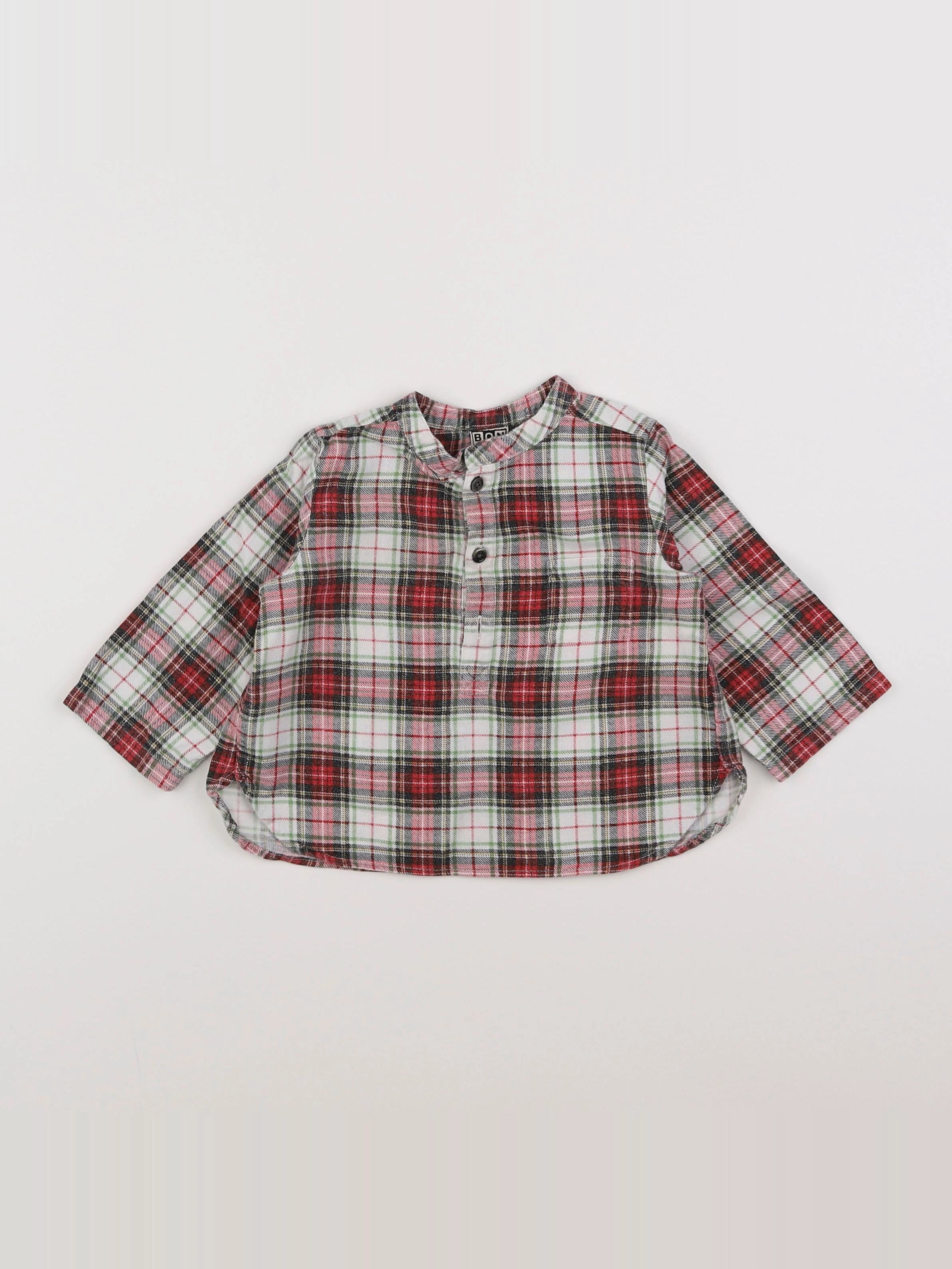 Bonton - chemise multicolore - 12 mois
