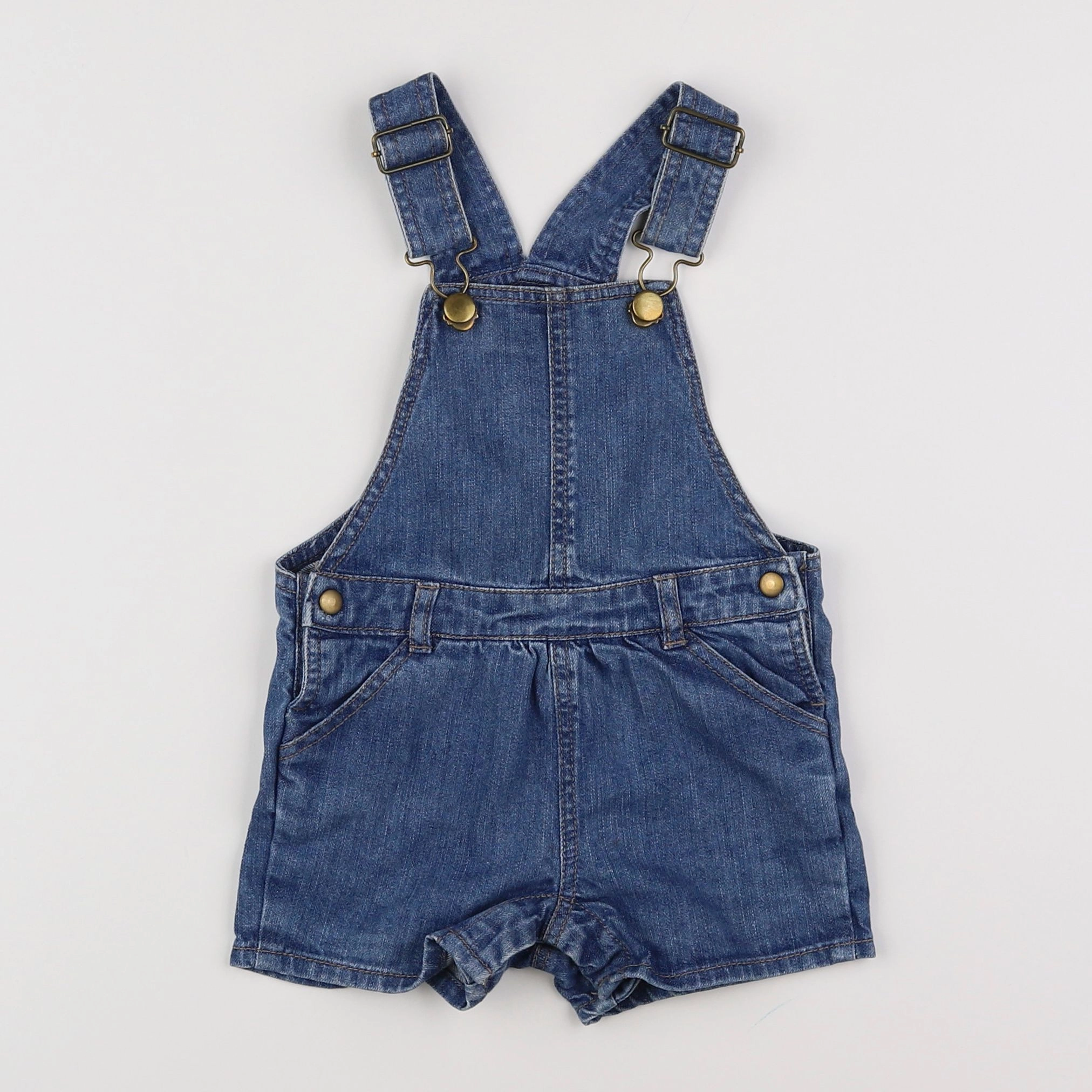 Boutchou - salopette bleu - 12 mois