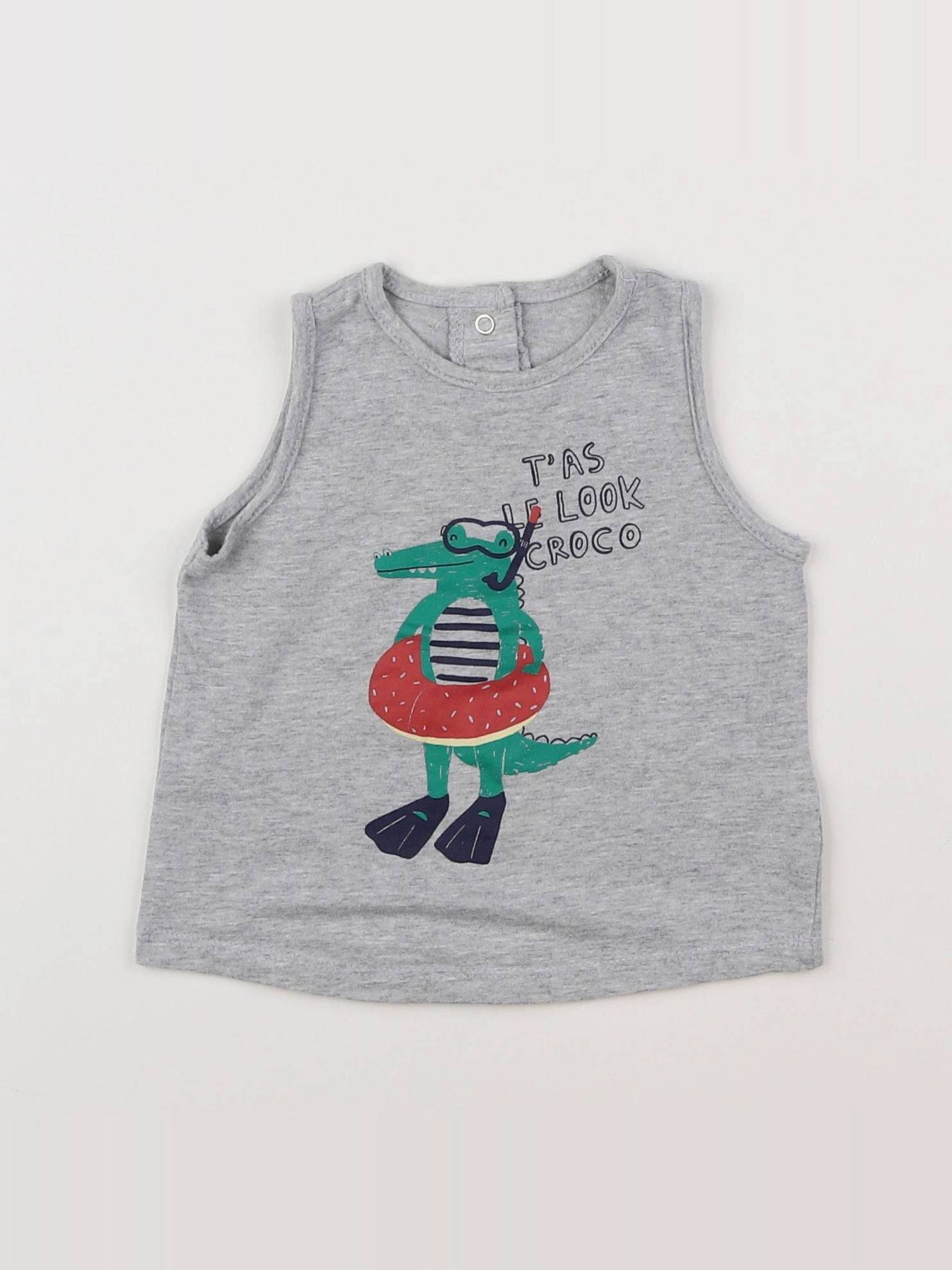 La Redoute - débardeur gris - 9 mois