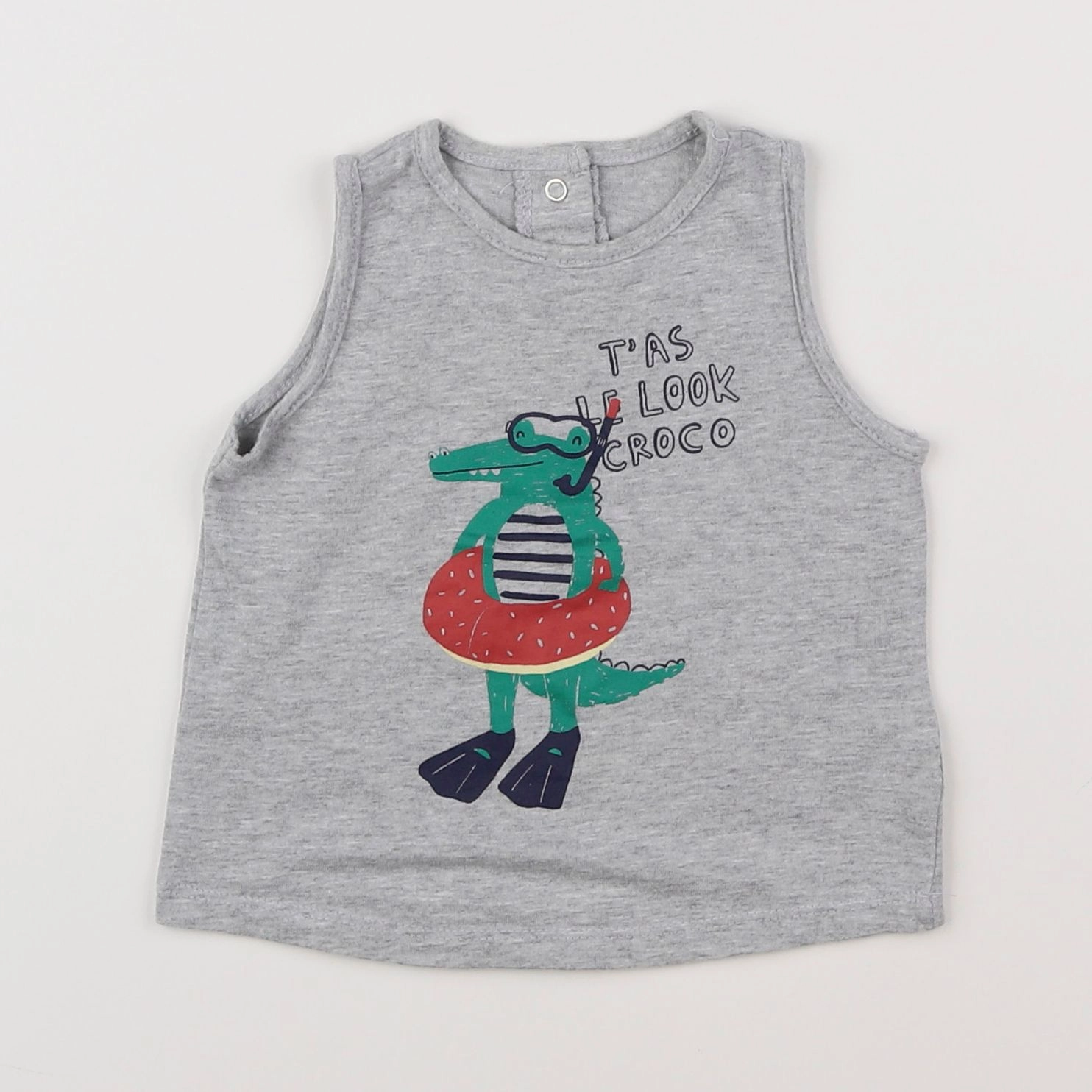 La Redoute - débardeur gris - 9 mois