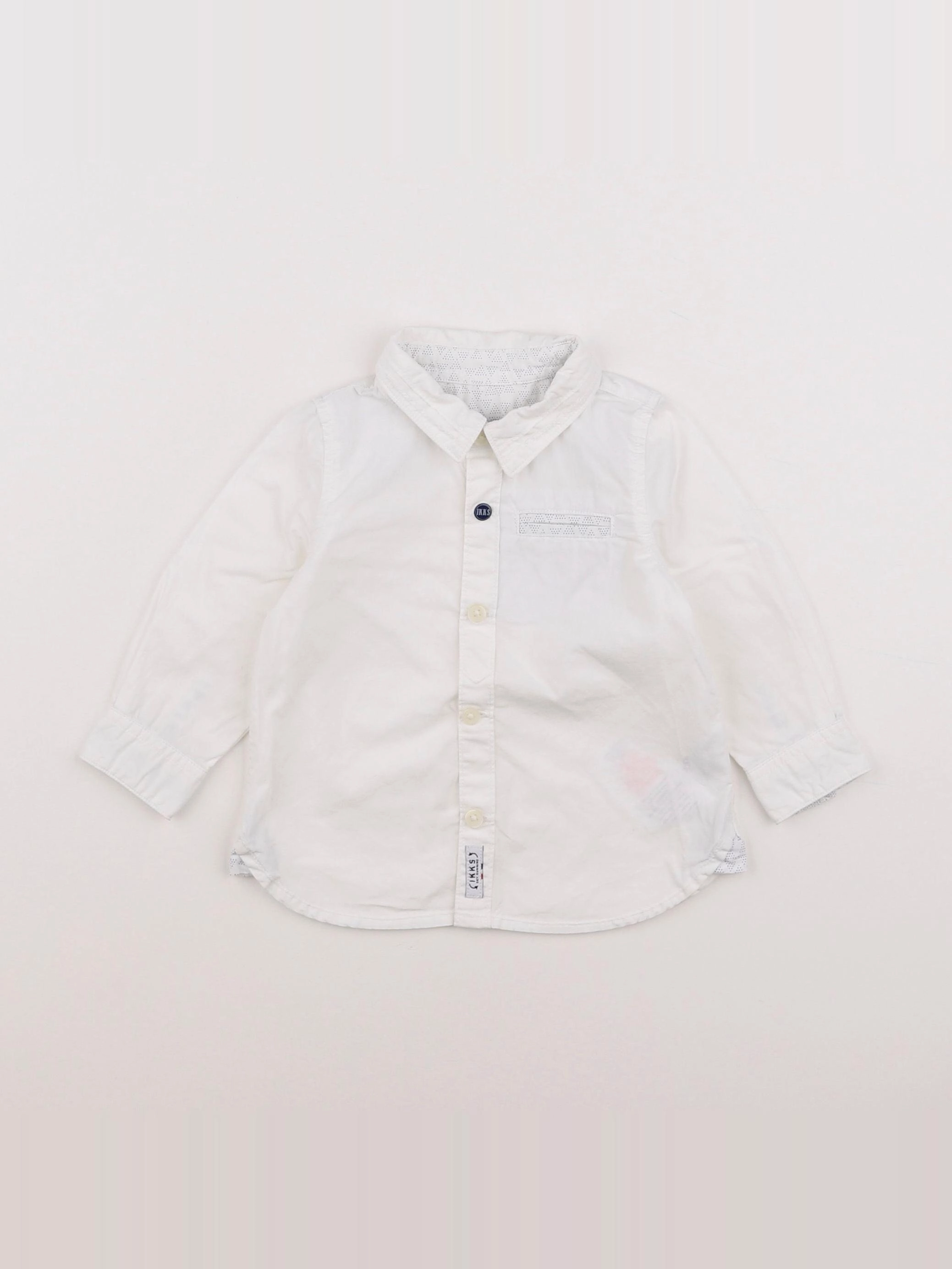IKKS - chemise blanc - 6 mois