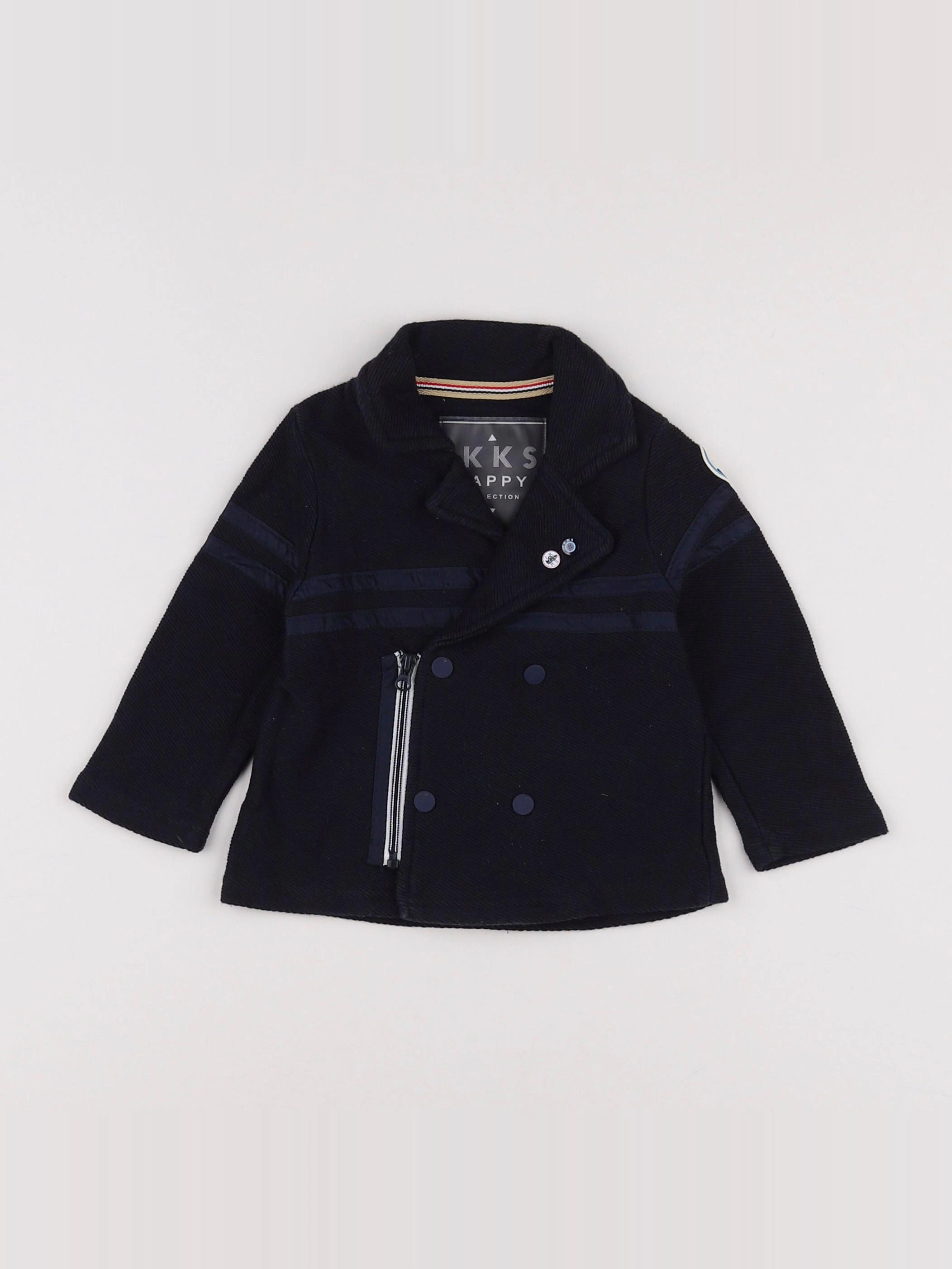 IKKS - veste bleu - 6 mois