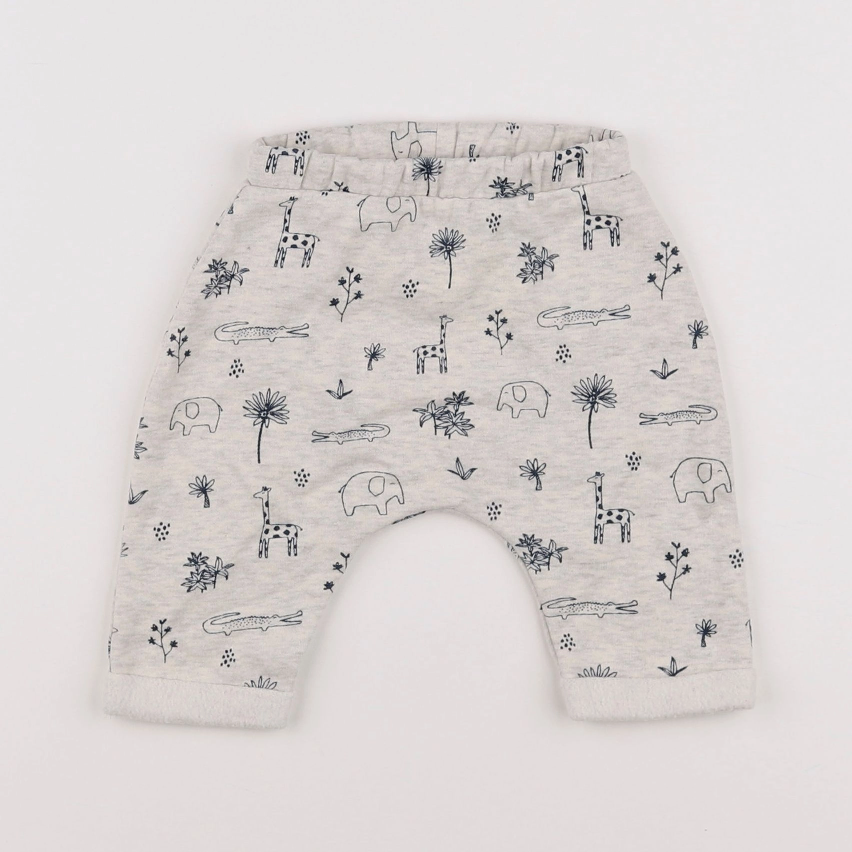 Vertbaudet - sarouel gris - 3 mois