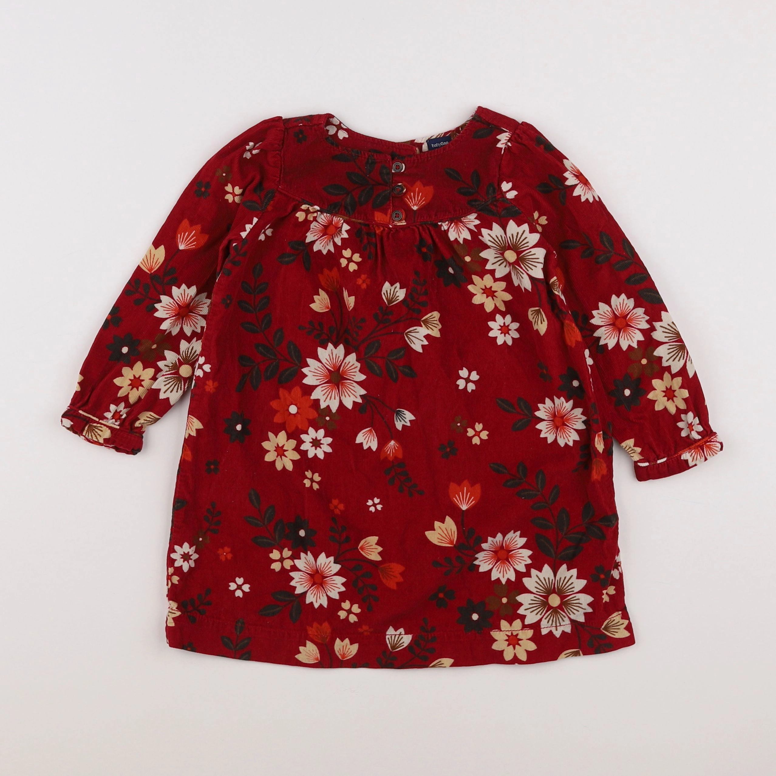 GAP - robe rouge - 2 ans