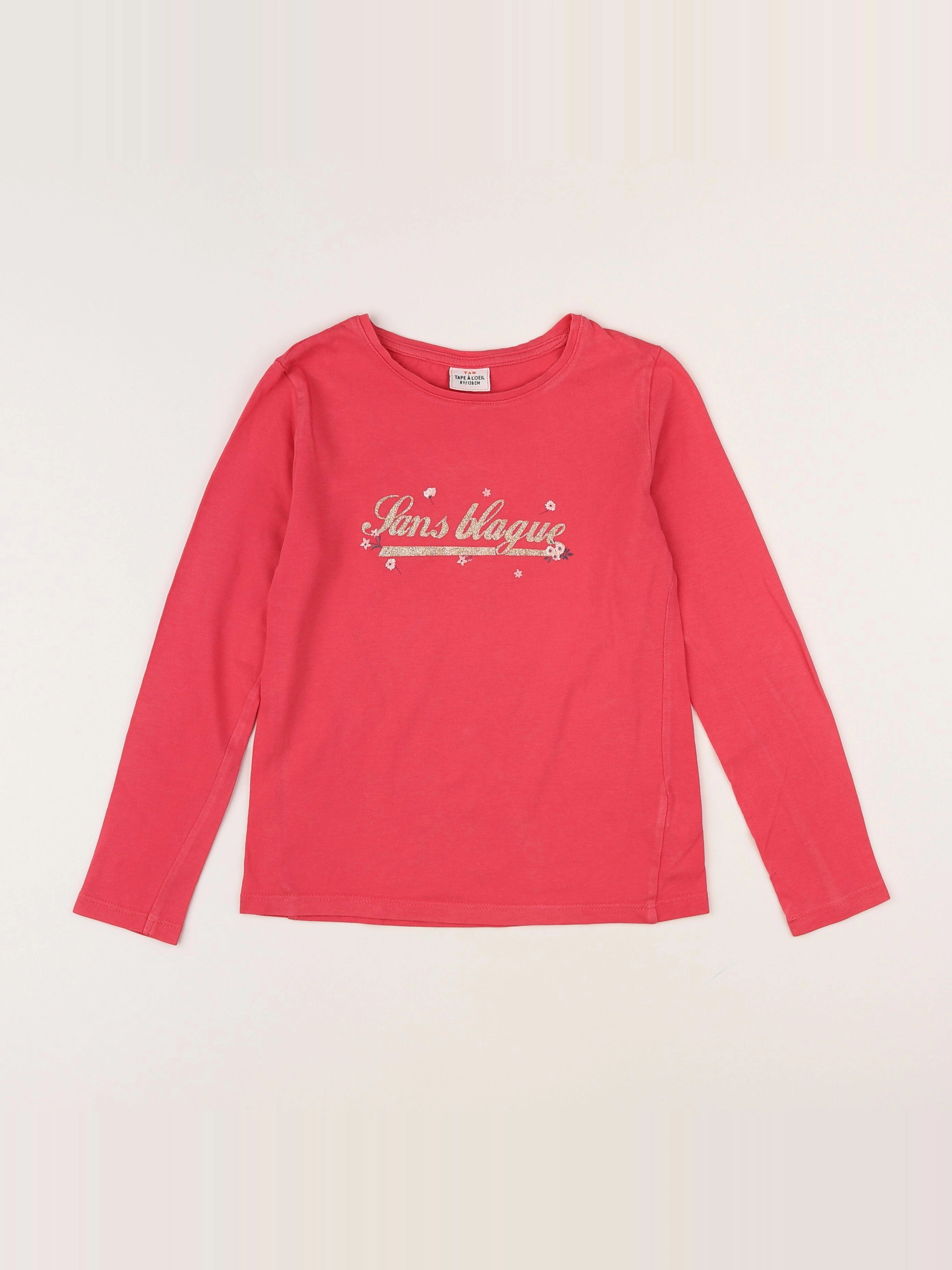 Tape à l'oeil - tee-shirt rose - 8 ans