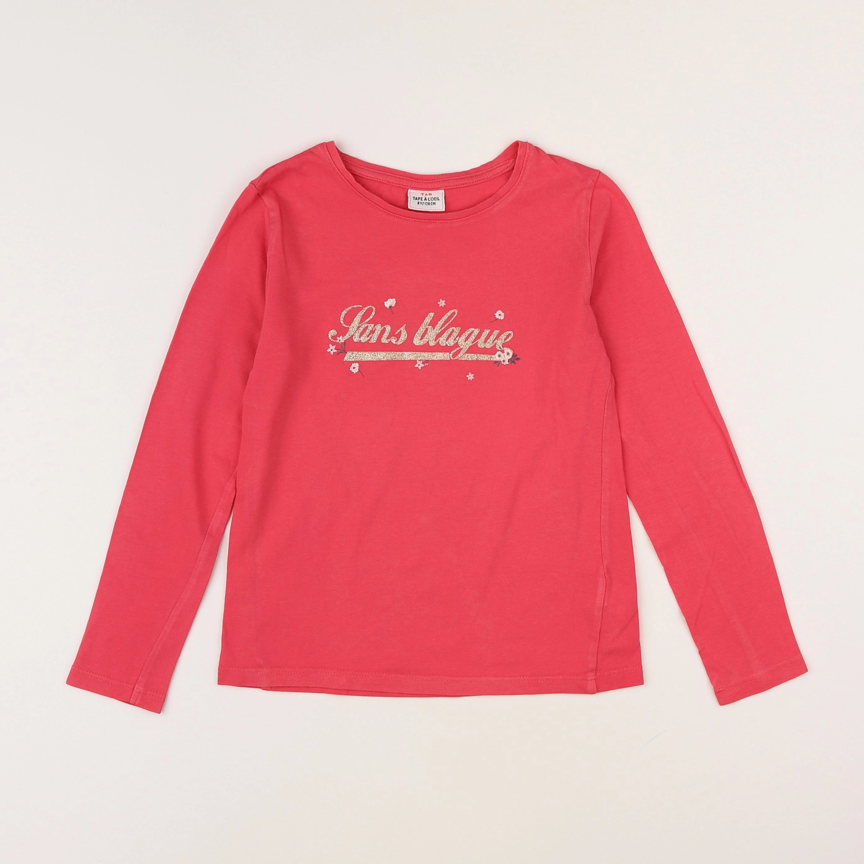 Tape à l'oeil - tee-shirt rose - 8 ans