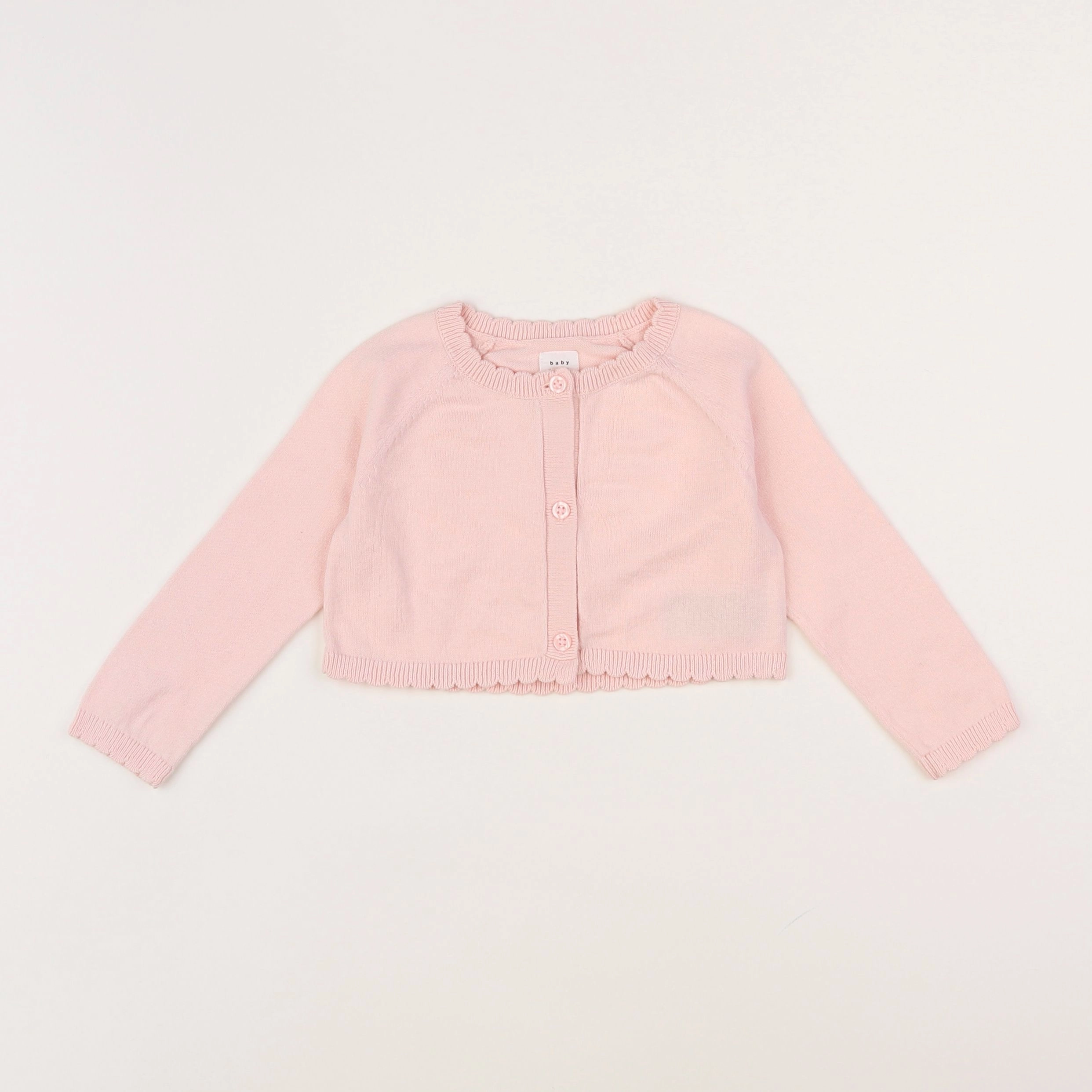 GAP - gilet rose - 12/18 mois