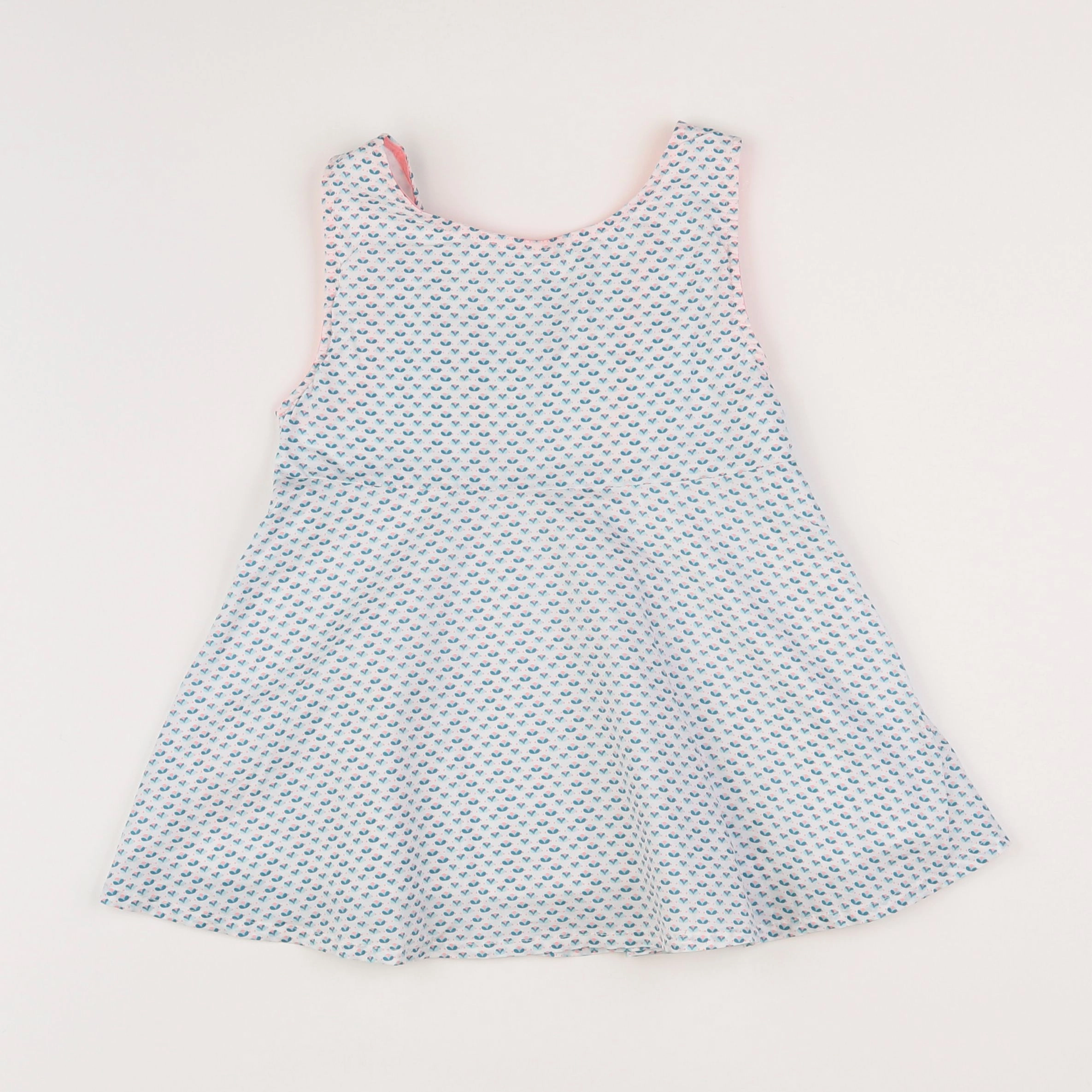 Okaidi - blouse bleu - 8 ans
